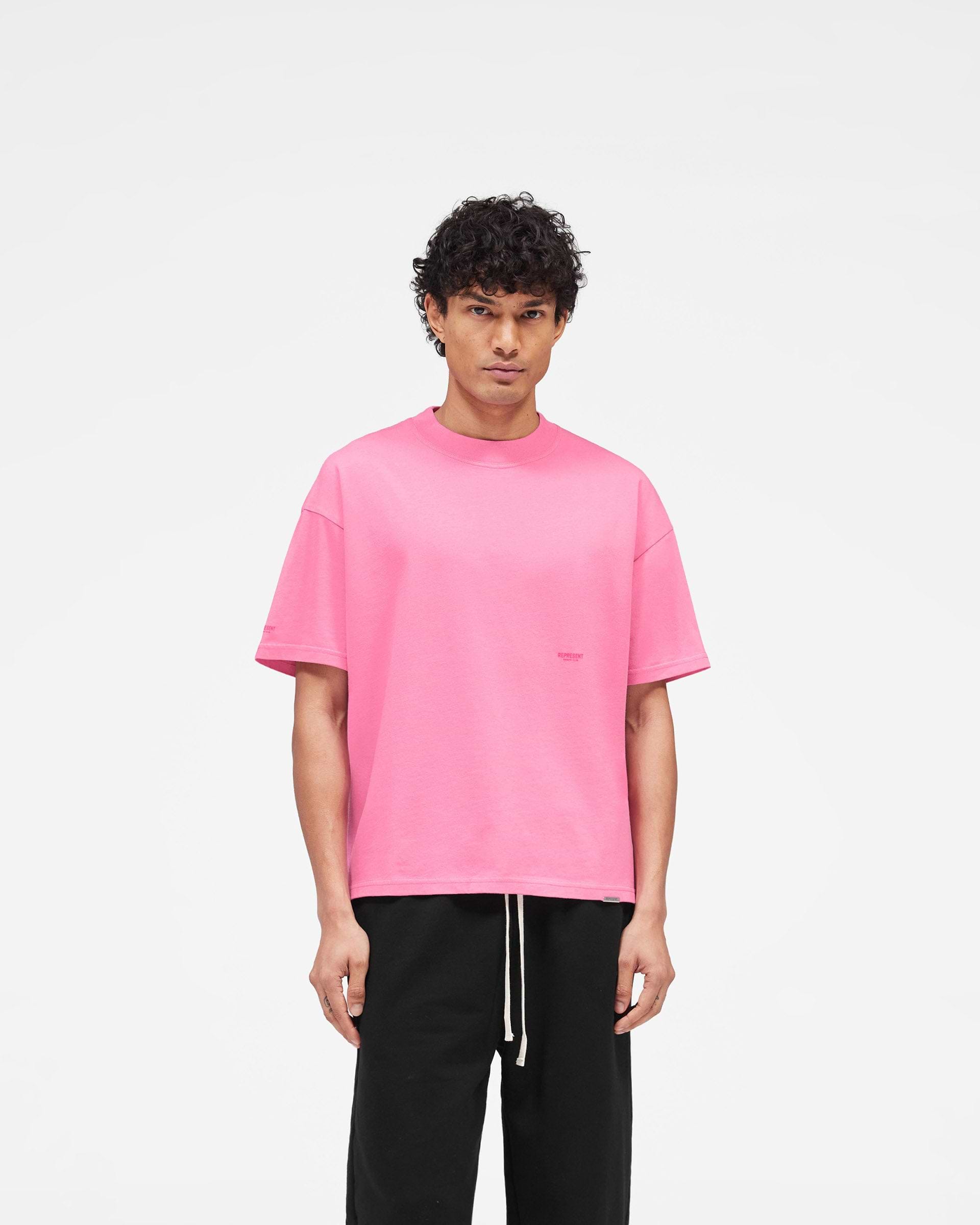 Represent Micro Owners Club T-Shirt Pink Lemonade
