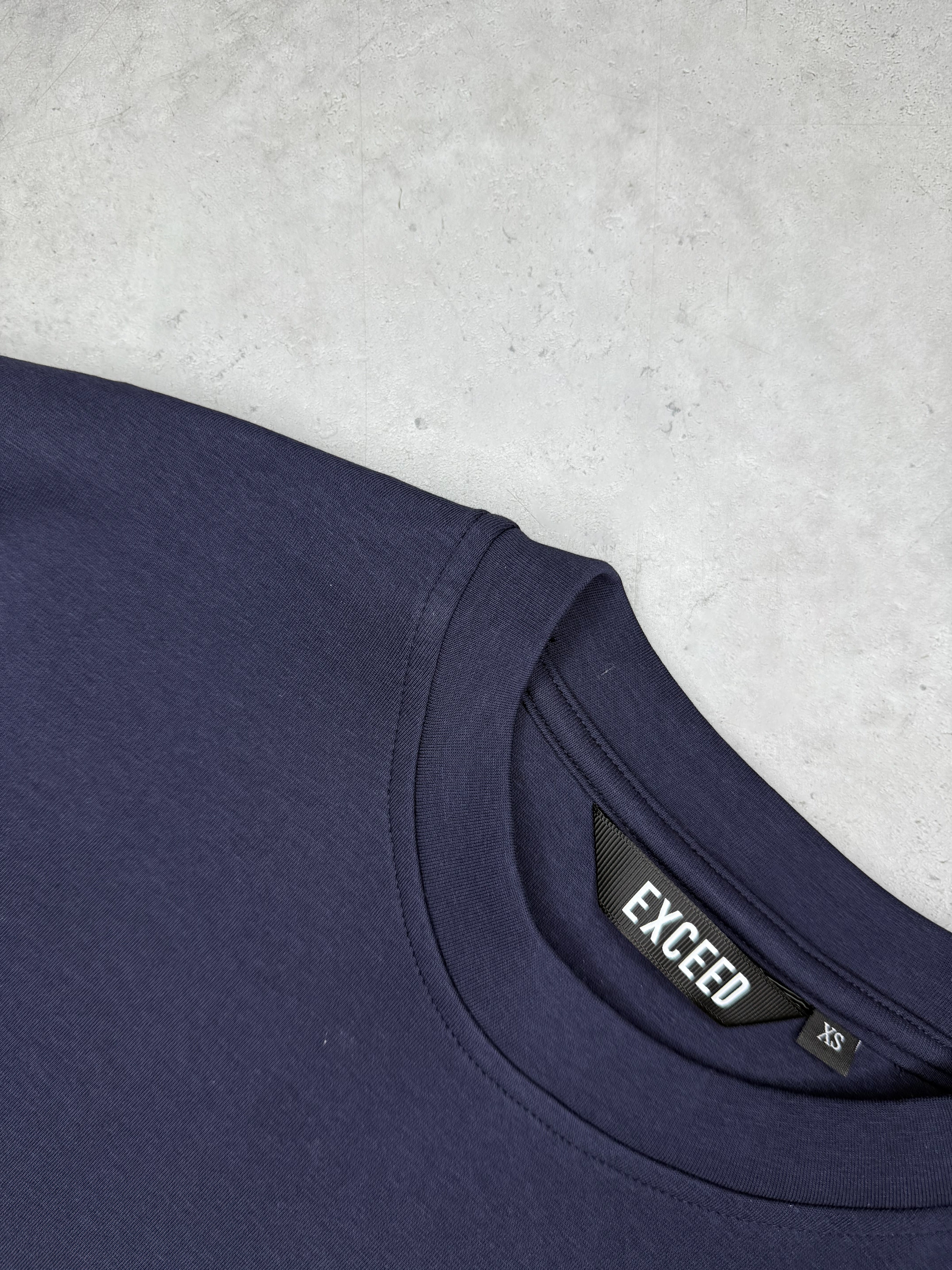 Exceed Luxe Relaxed T-Shirt - Dark Navy