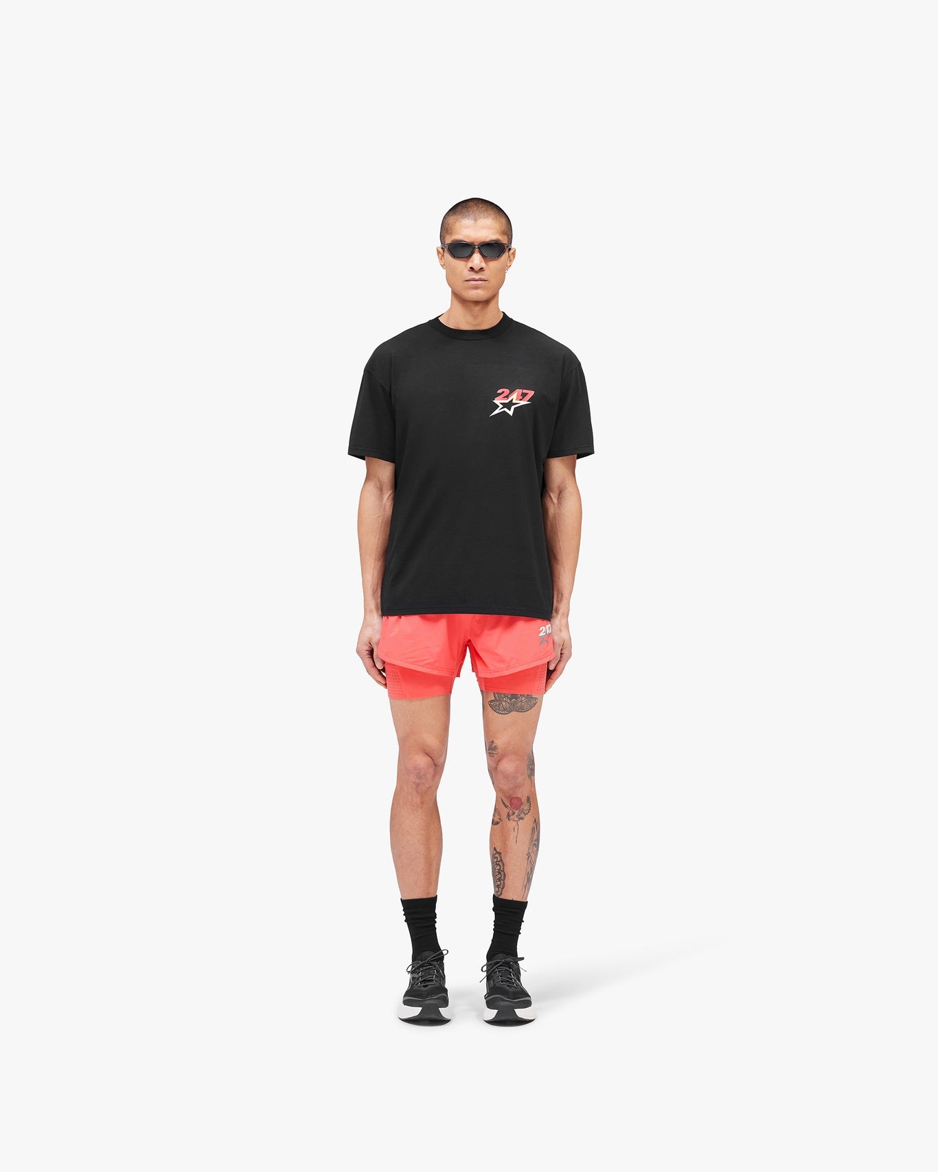 Represent 247 Hybrid 2-In-1 Short Racing Red