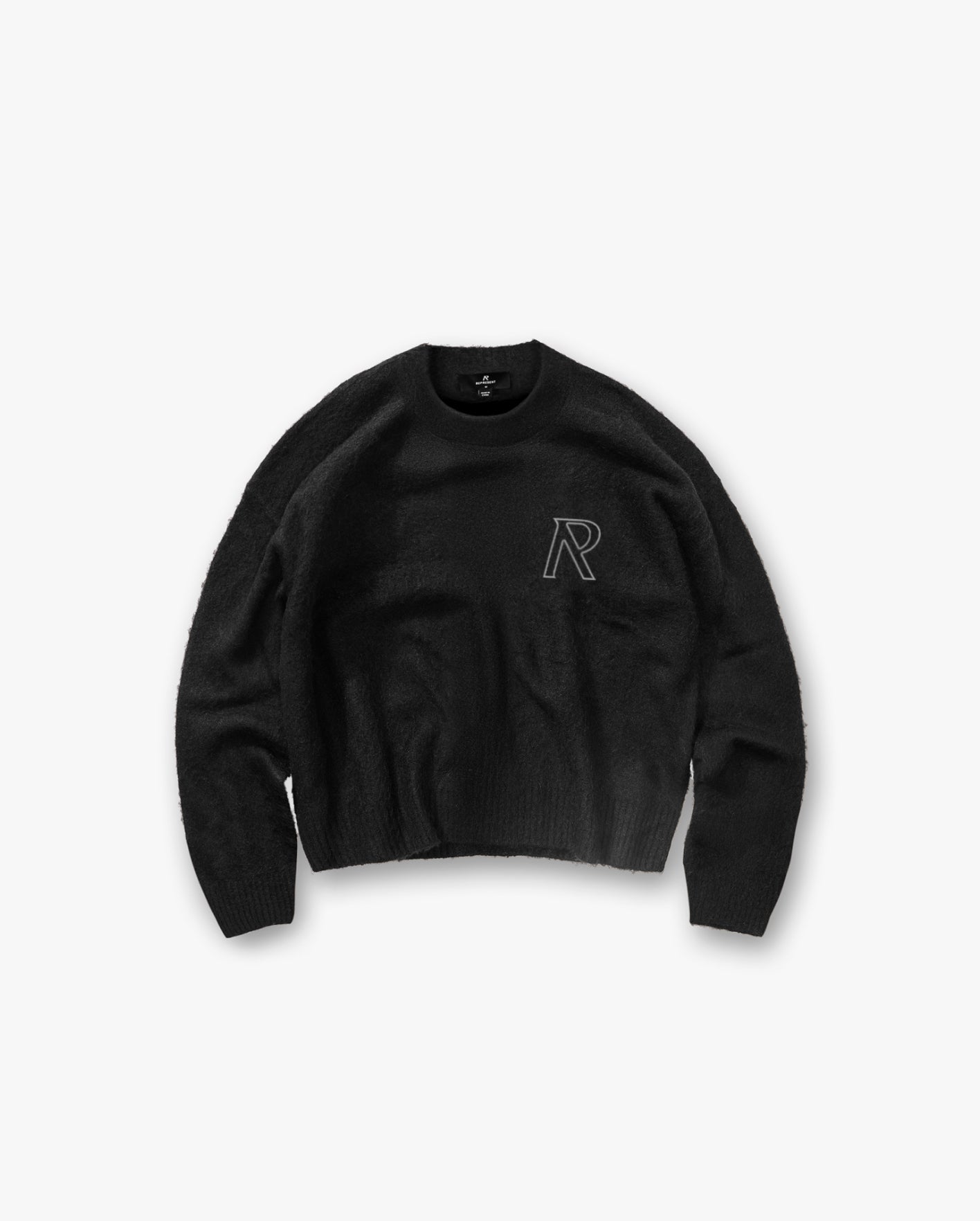 Represent Logo Sweater - Black