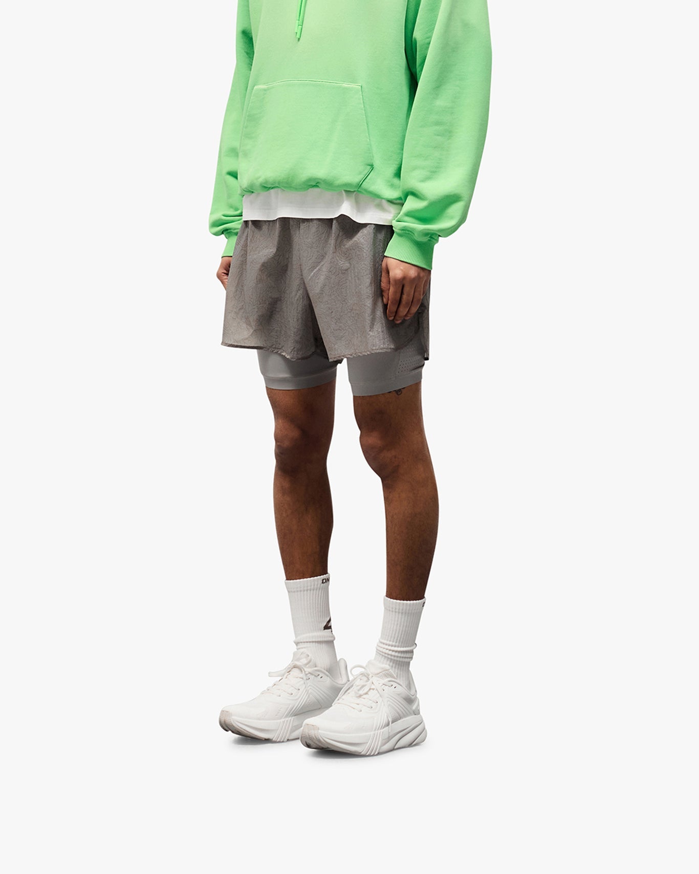 Represent 247 Contour 2-In-1 Run Shorts Titanium
