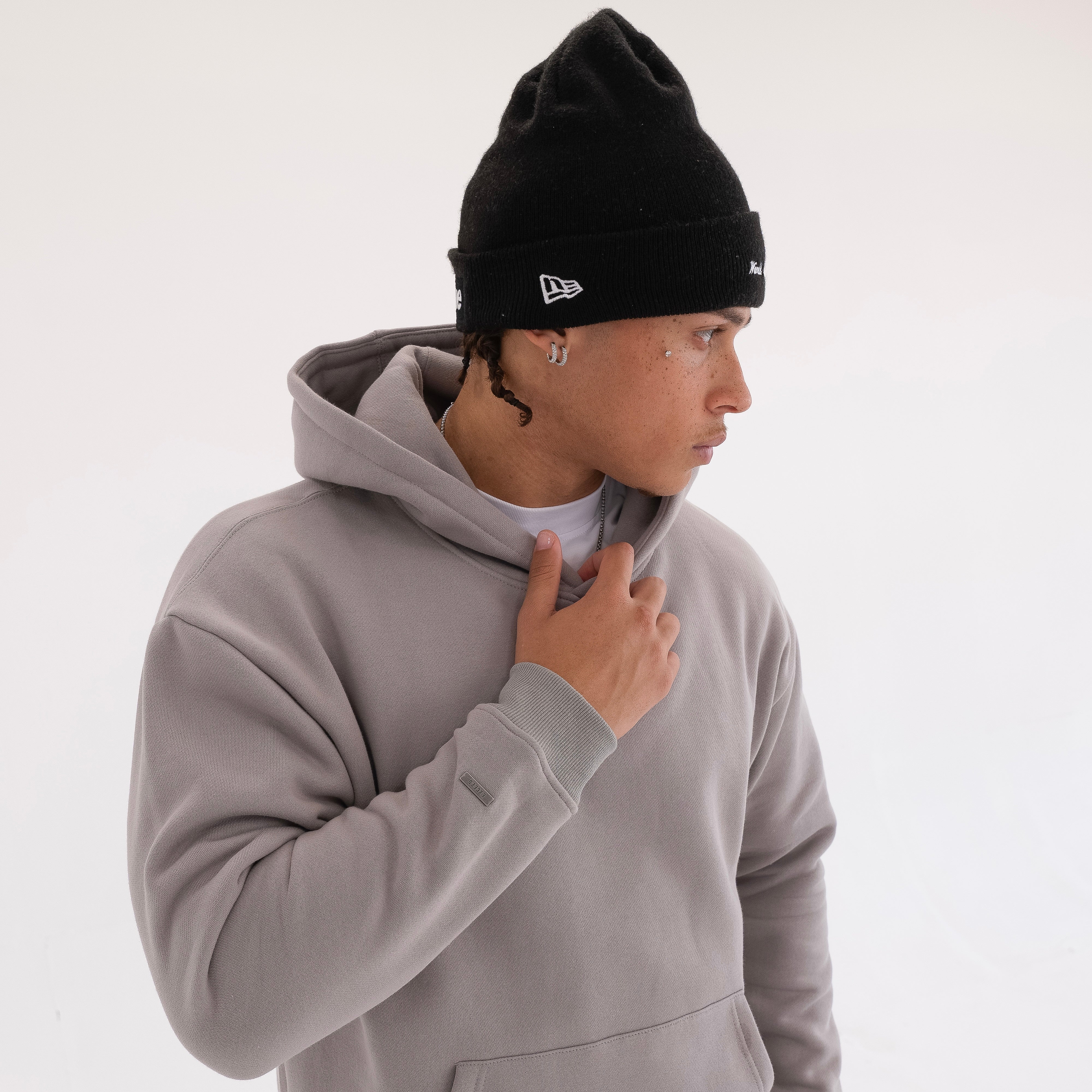Exceed Blanks Charcoal Grey Relaxed Hoodie