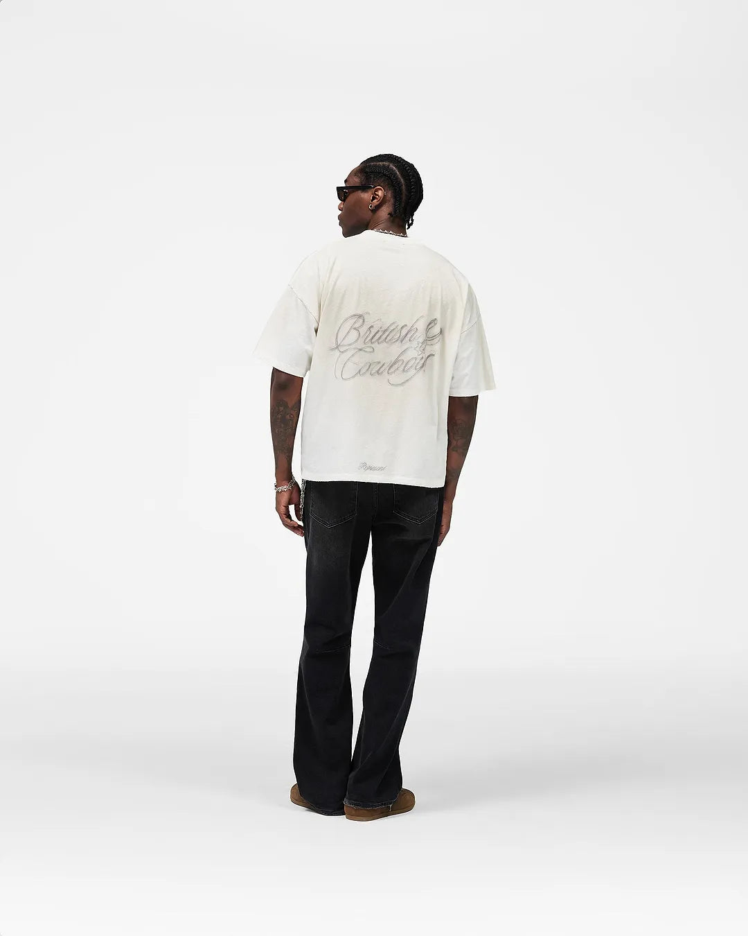 Represent British Cowboys T-Shirt Washed Ecru