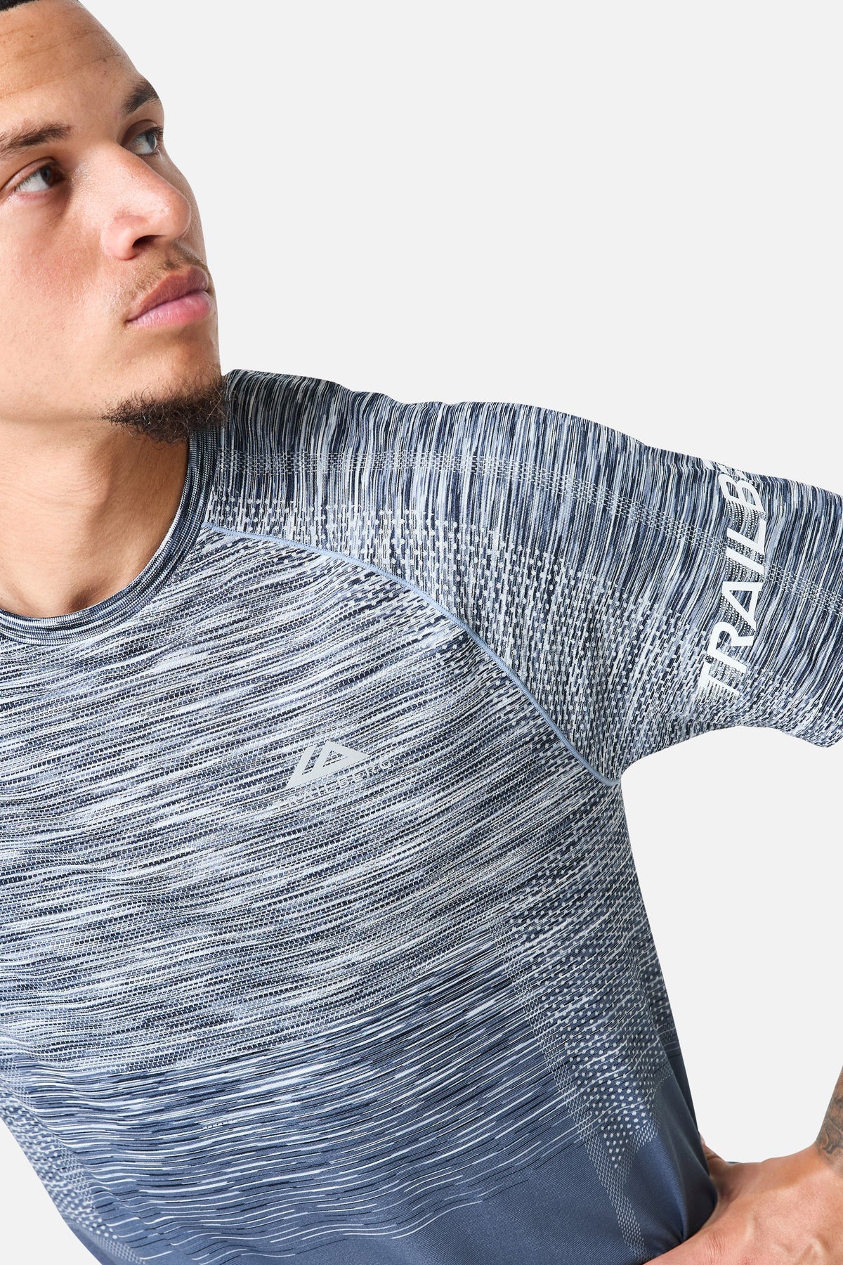 Trailberg Arc Seamless Tee - Breeze/Storm Blue/Skylar/White