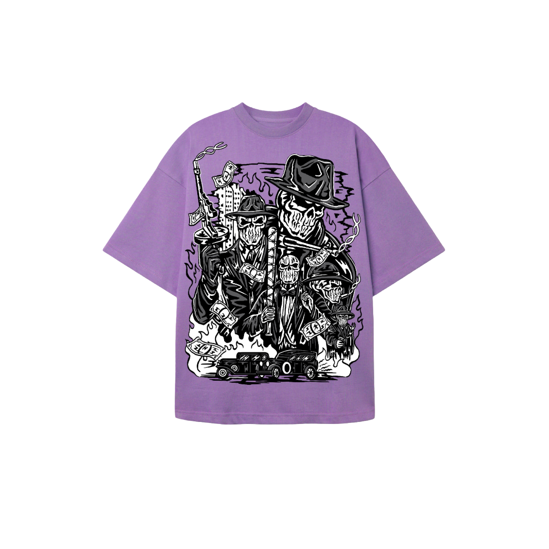 Chambre Studios Public Enemies Purple T-Shirt