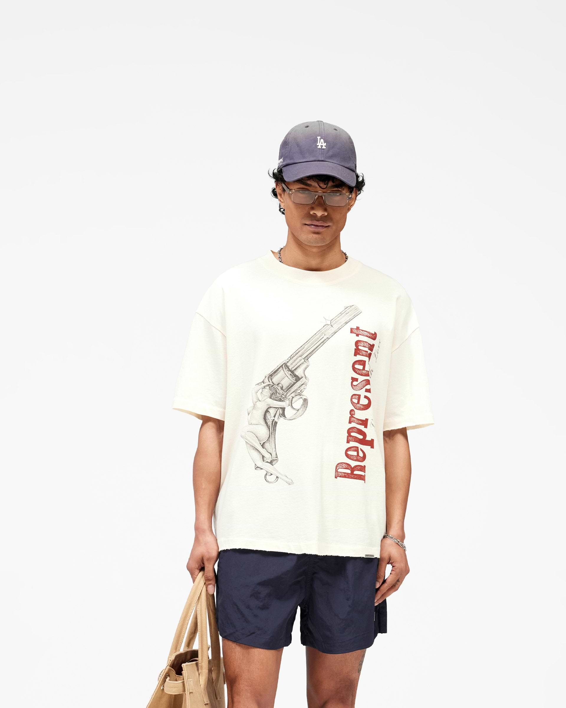 Represent Loaded With Love T-Shirt - Buttercream