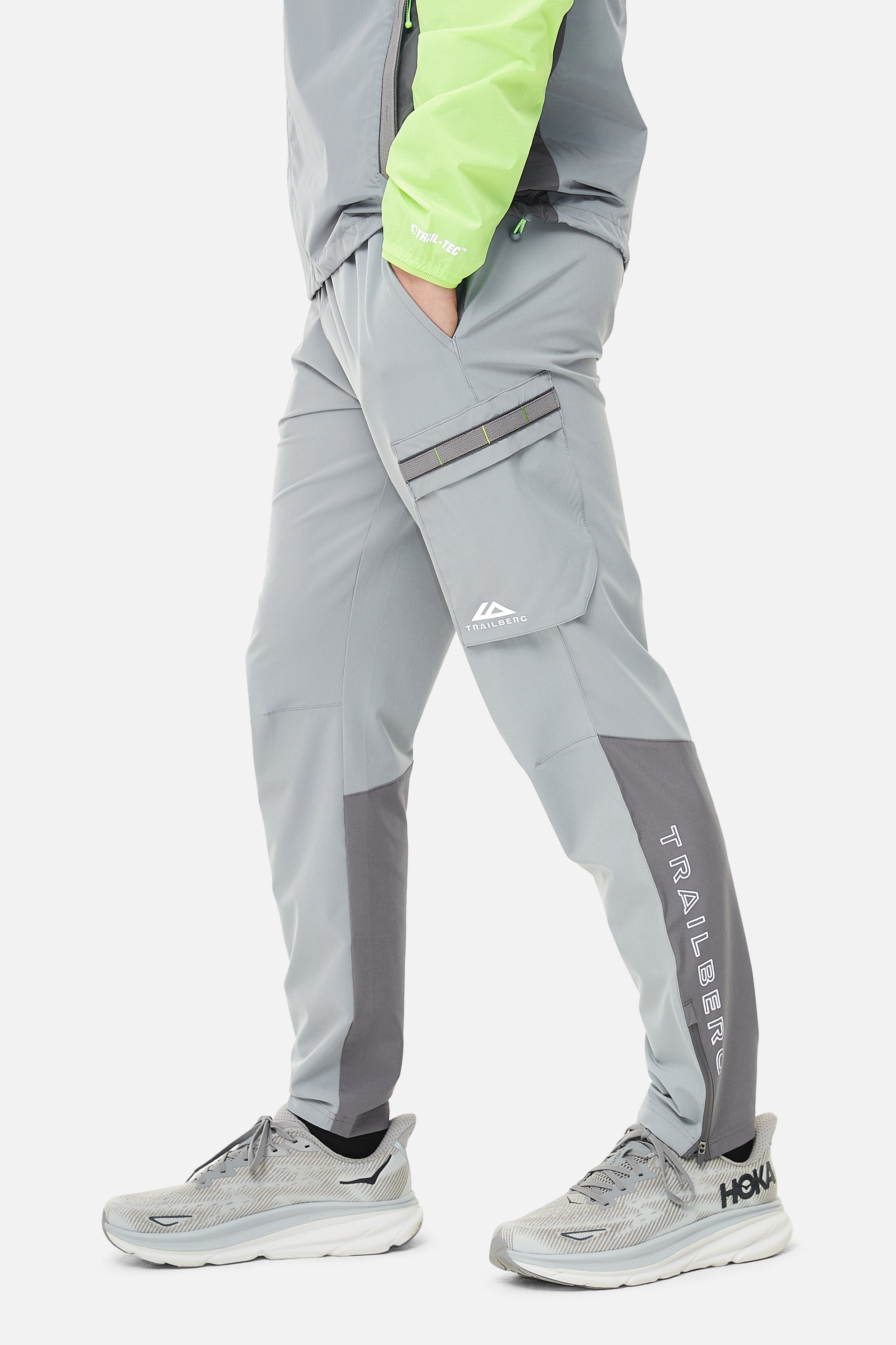 Trailberg SS25 Triathlon Pant - Lava Smoke/Neon Lime