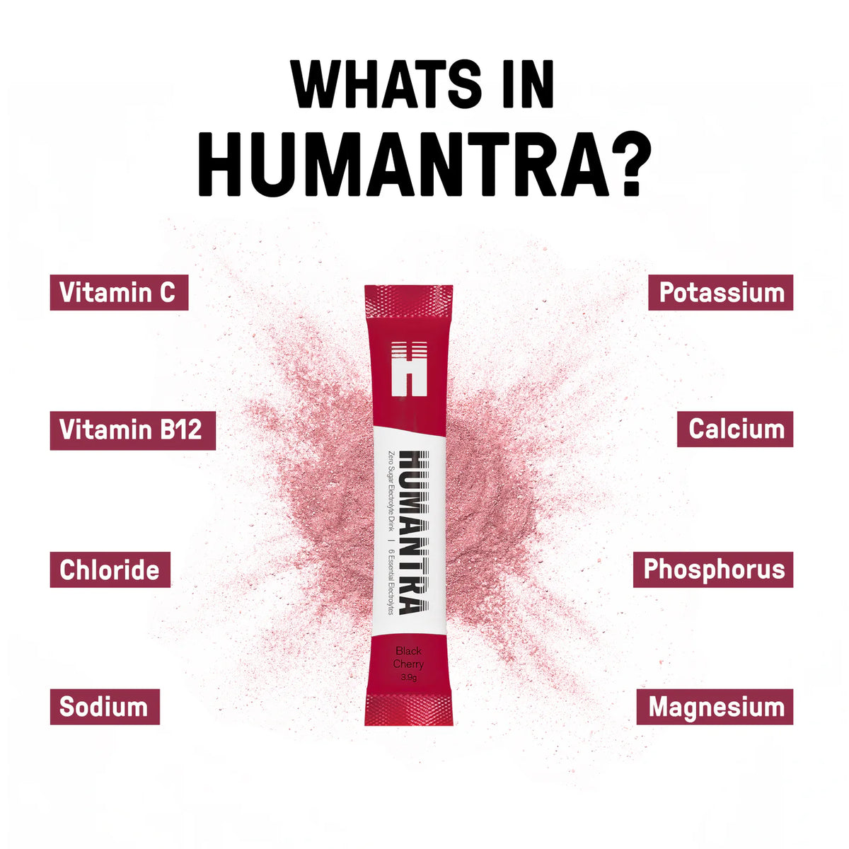 Humantra Table Humantra Electrolytes - Black Cherry