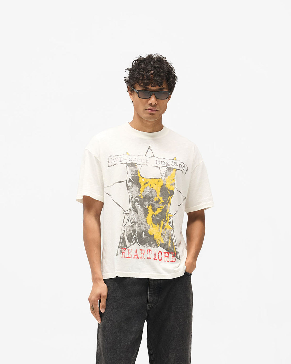 Represent Riot T-Shirt - Flat White