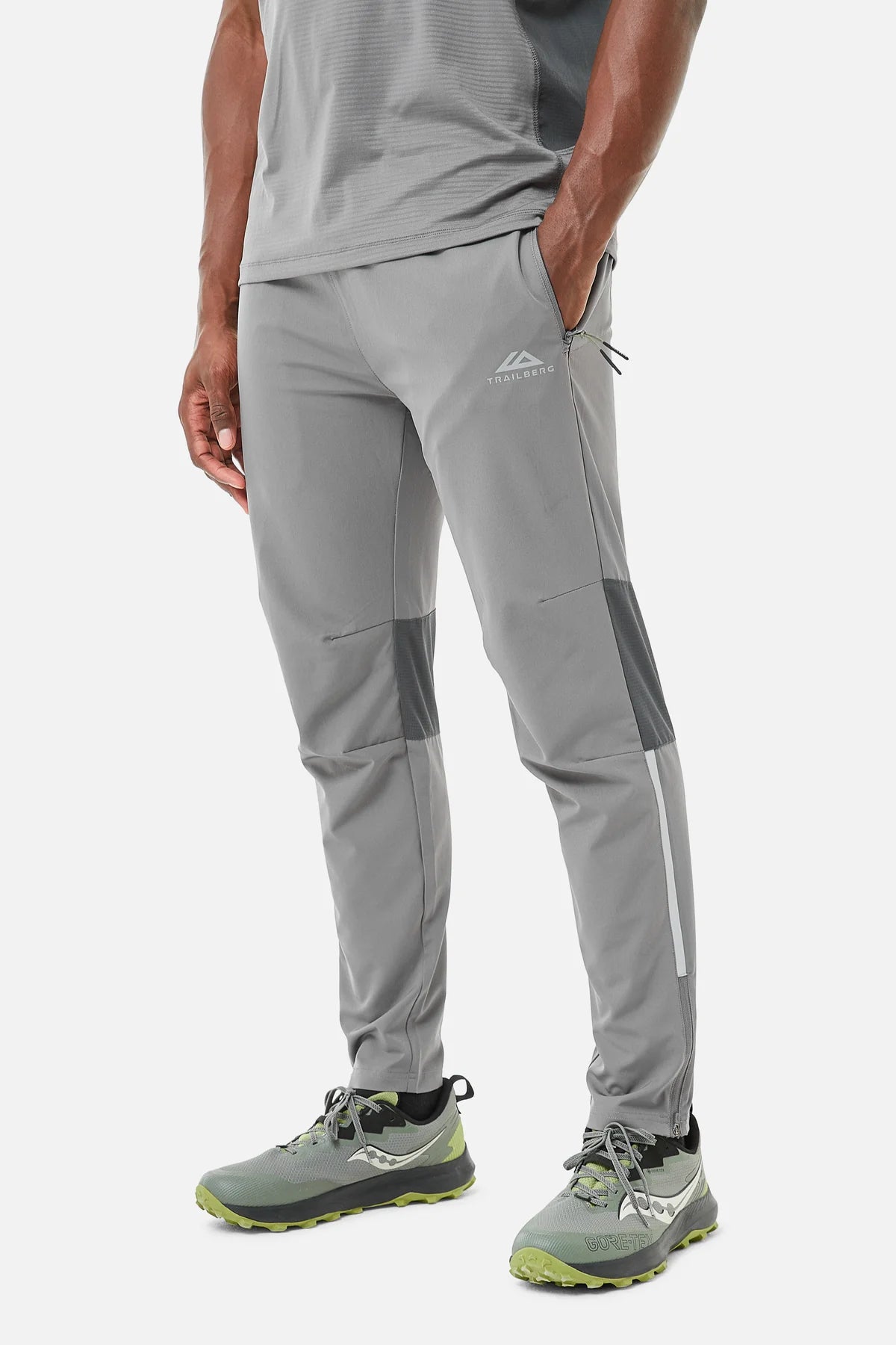 Trailberg Tricolour Pant - Khaki/Grey