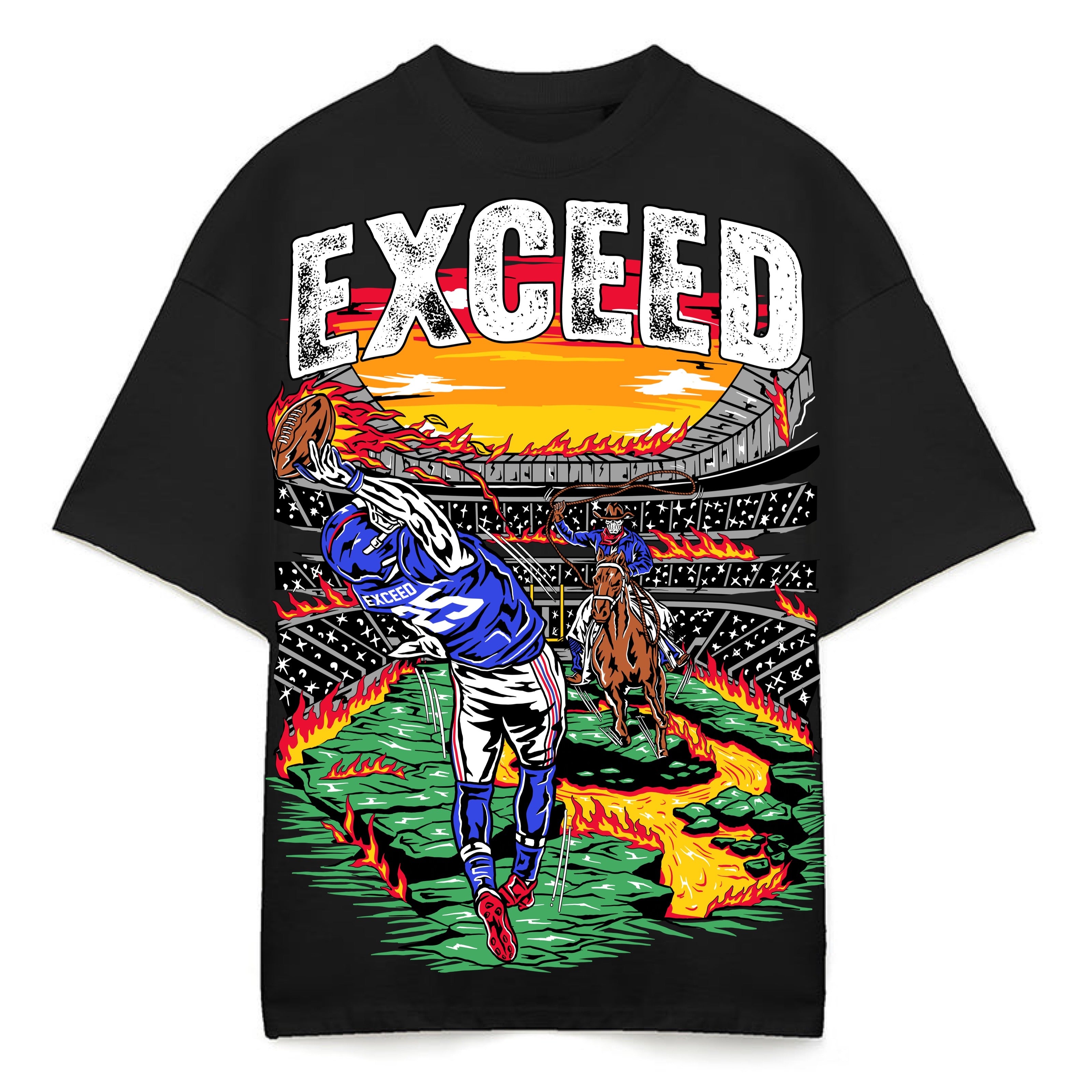 Exceed x Chambre Limits T Shirt - Black