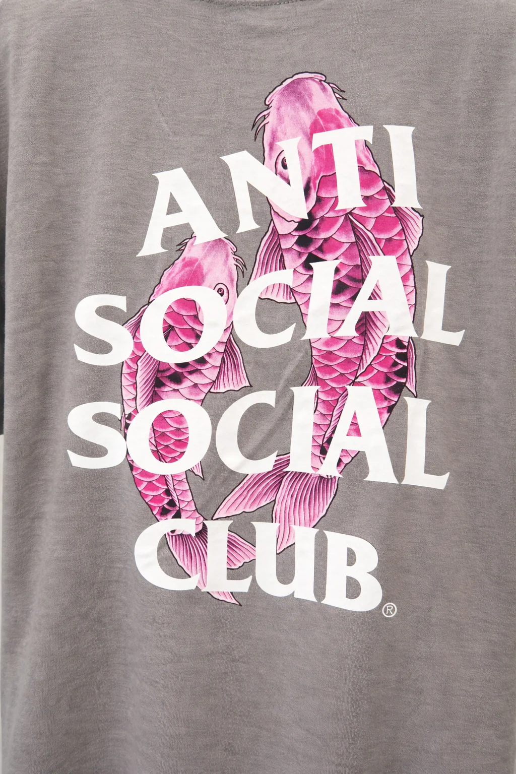 Anti Social Social Club Koi Tee Grey