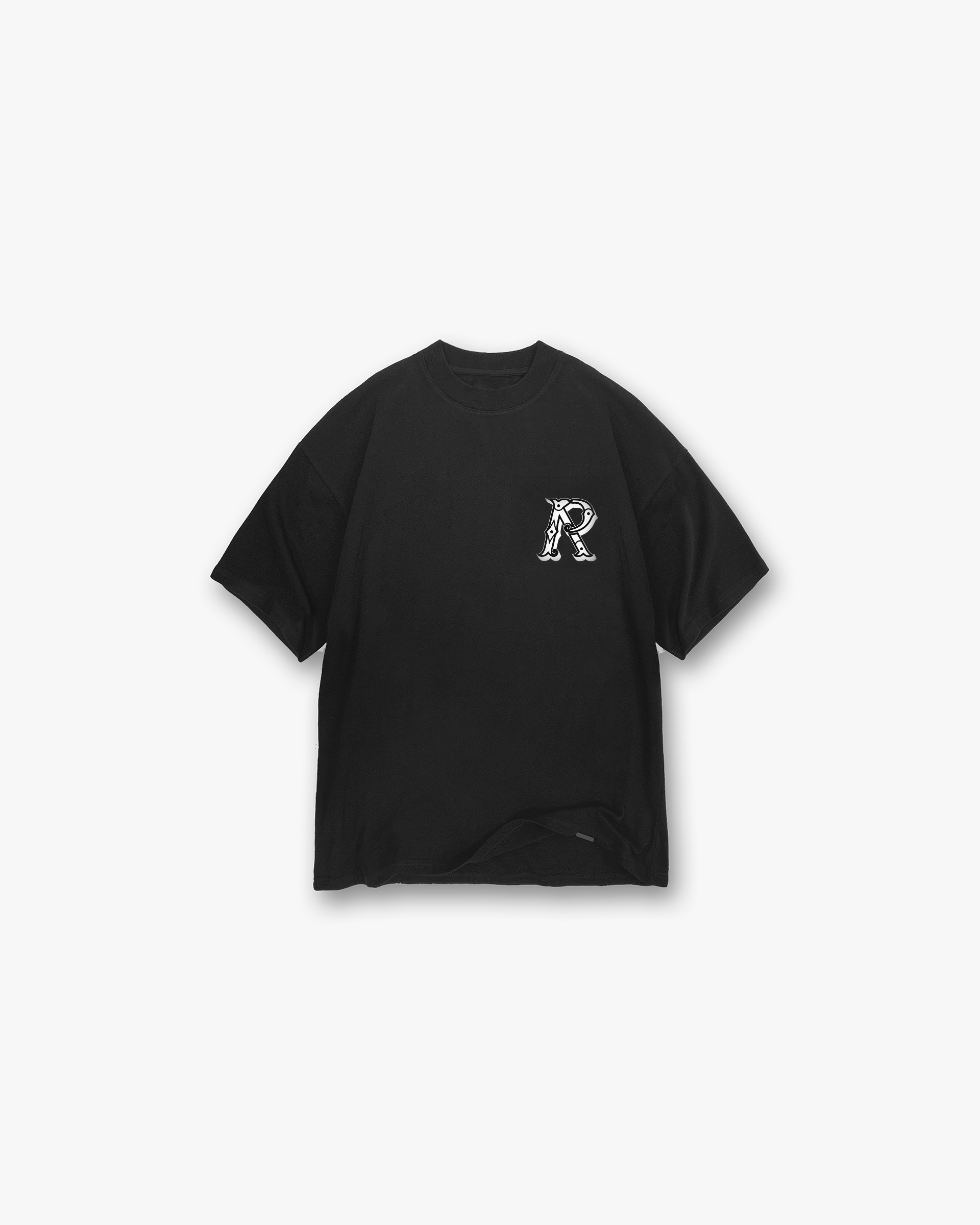 Represent Western Initial T-Shirt Jet Black