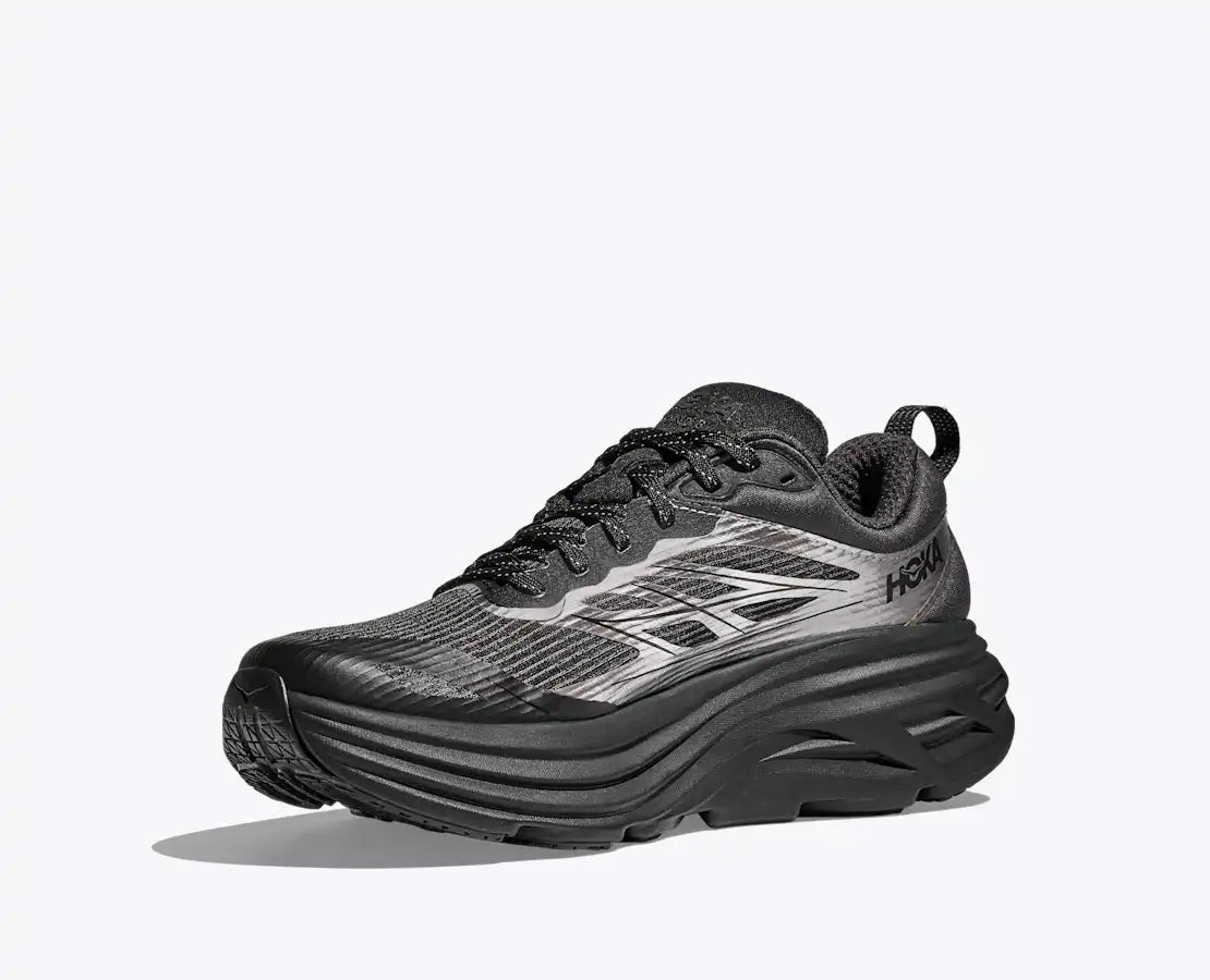 Hoka Stealth/Tech Bondi 8 Caged Silver/Black