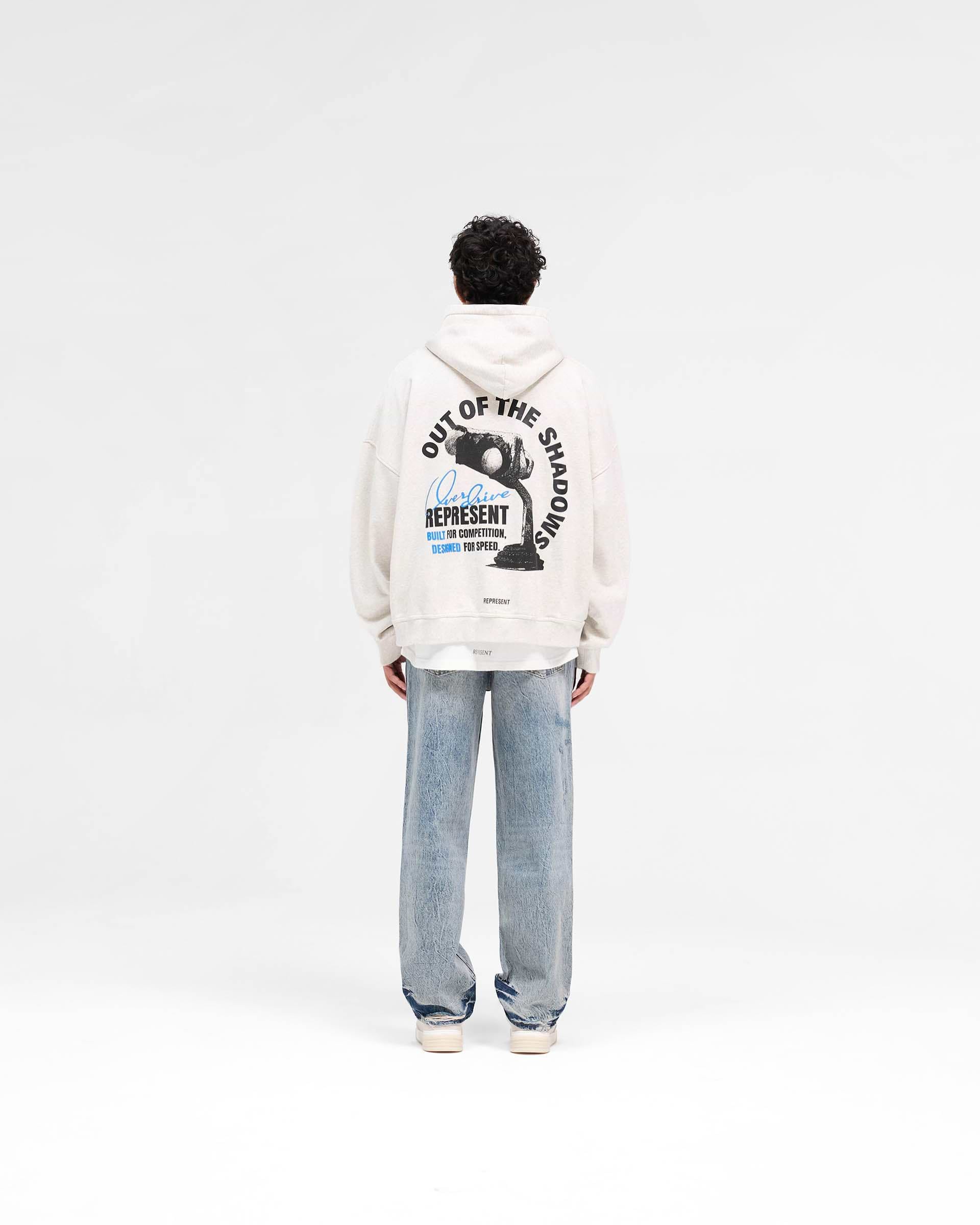 Represent Out Of The Shadows Hoodie Cream Marl