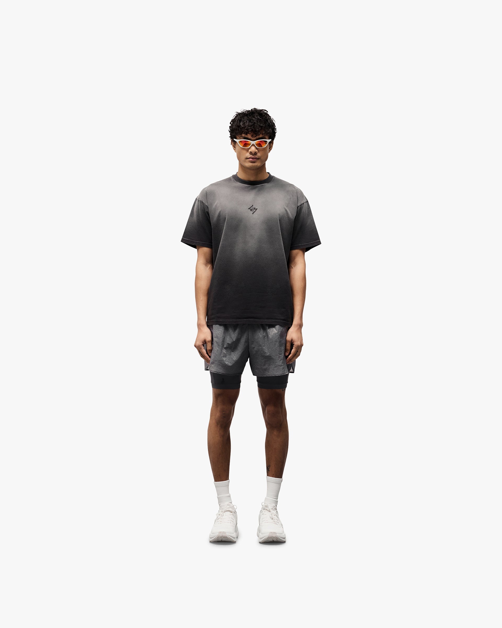 Represent 247 Motion Oversized T-Shirt - Aged Black