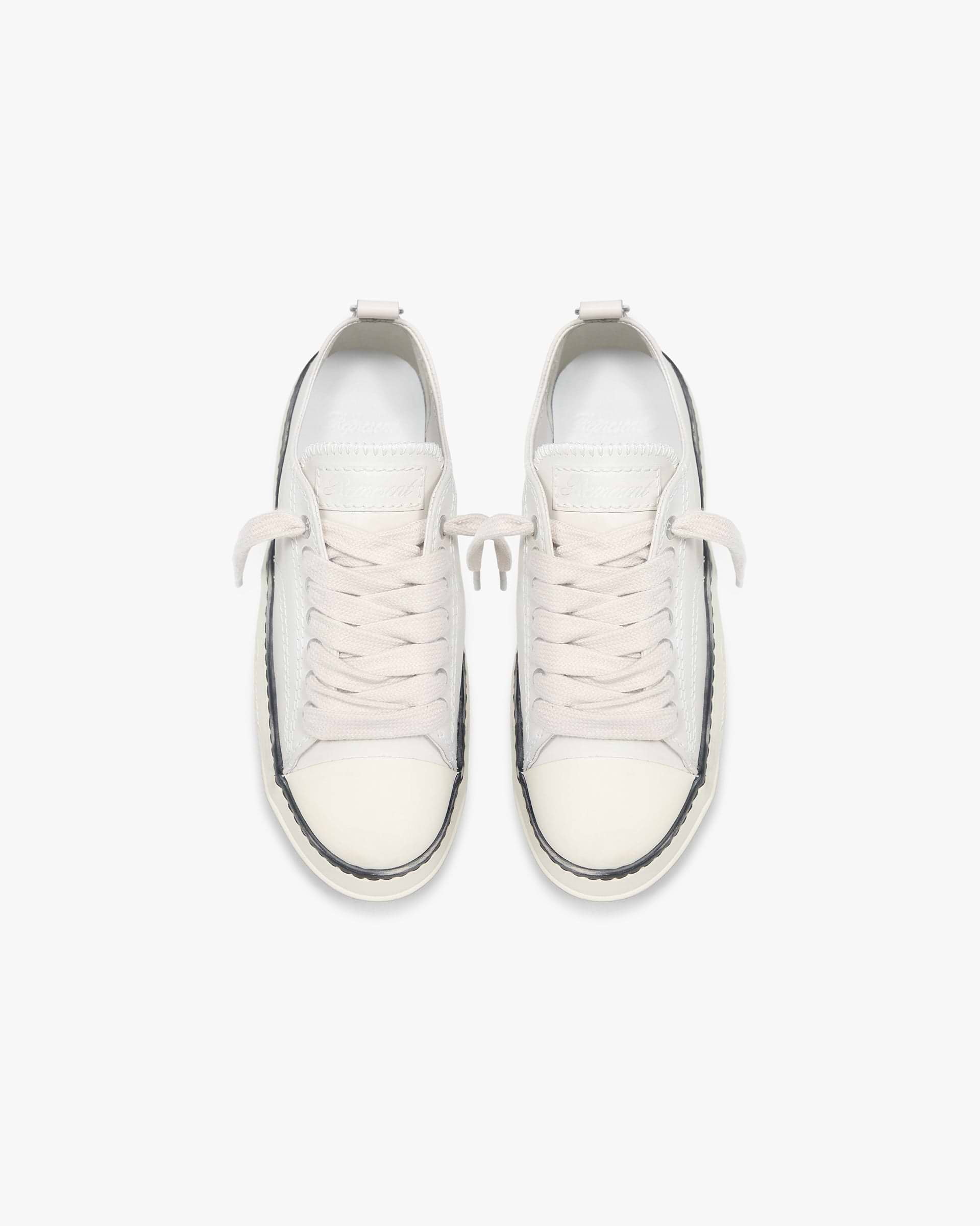 Represent Rep Cap Leather - Flat White