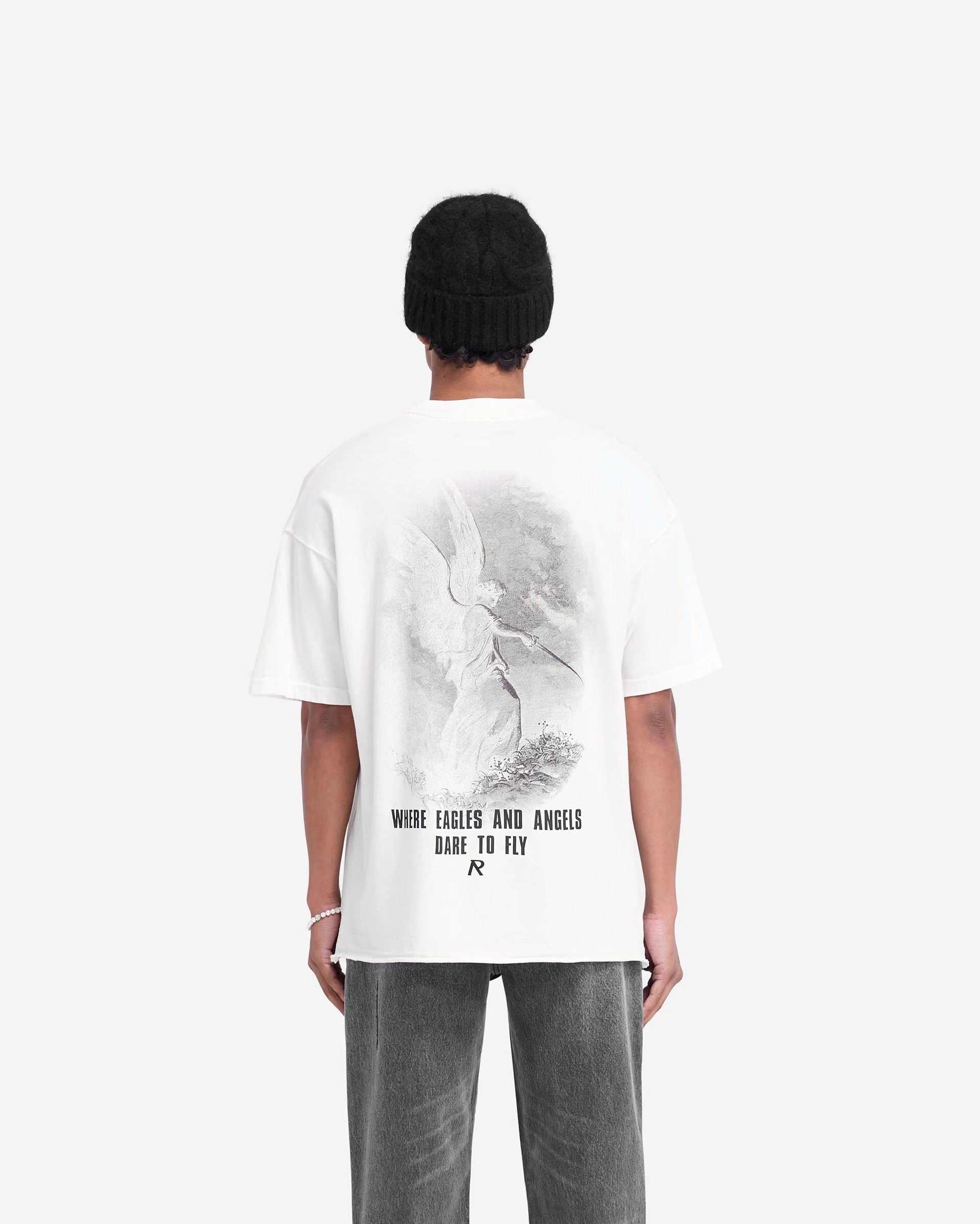 Represent Godspeed Flat White T-Shirt