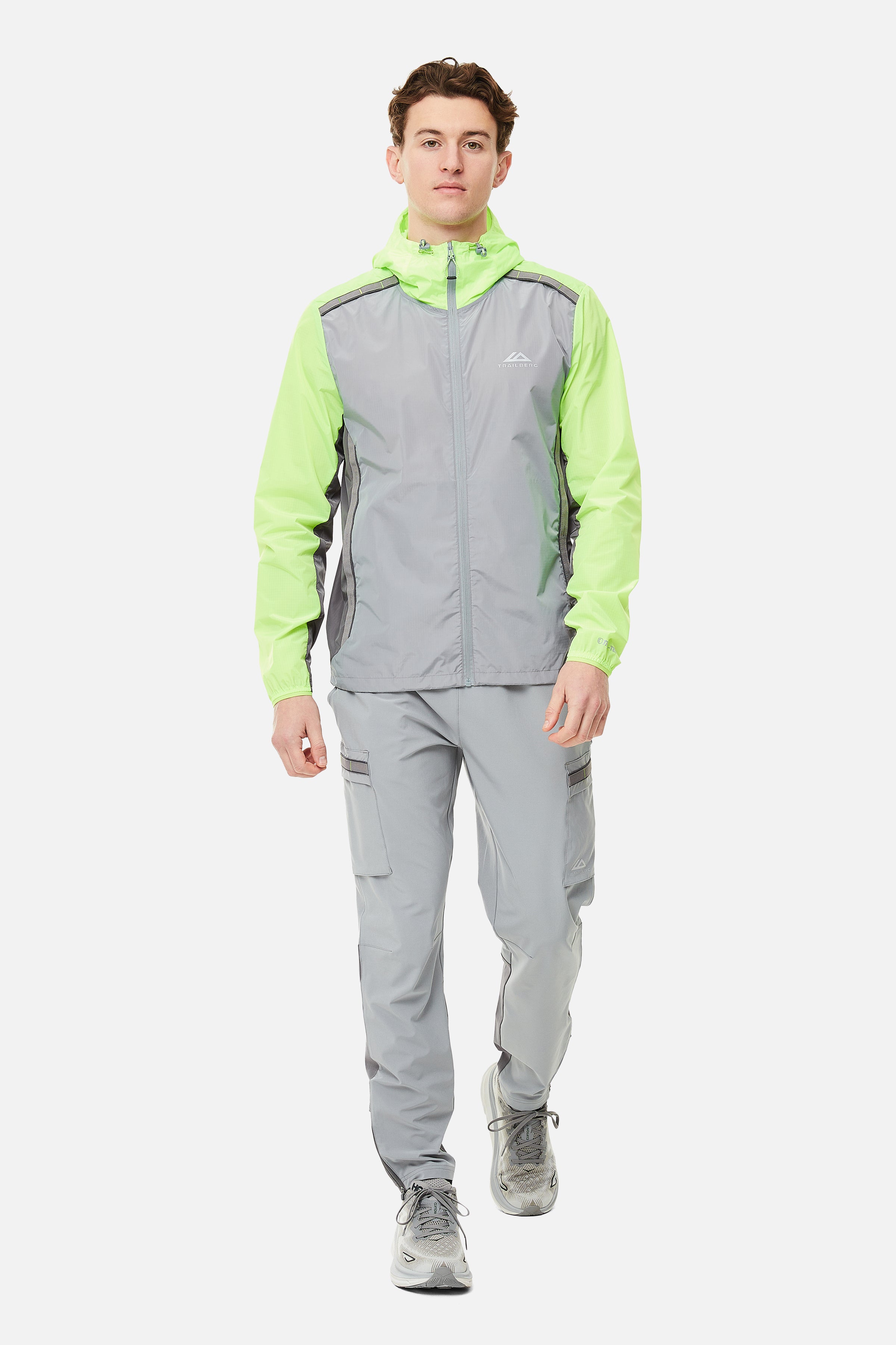 Trailberg SS25 Triathlon Tracksuit - Lava Smoke/Neon Lime