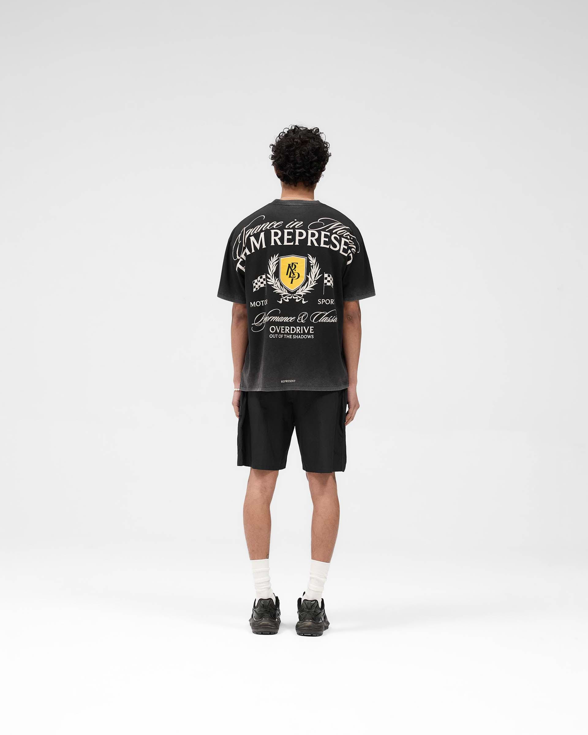 Represent Crest T-Shirt Vintage Black