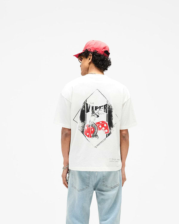 Represent The Viper Room Dice T-Shirt - Flat White