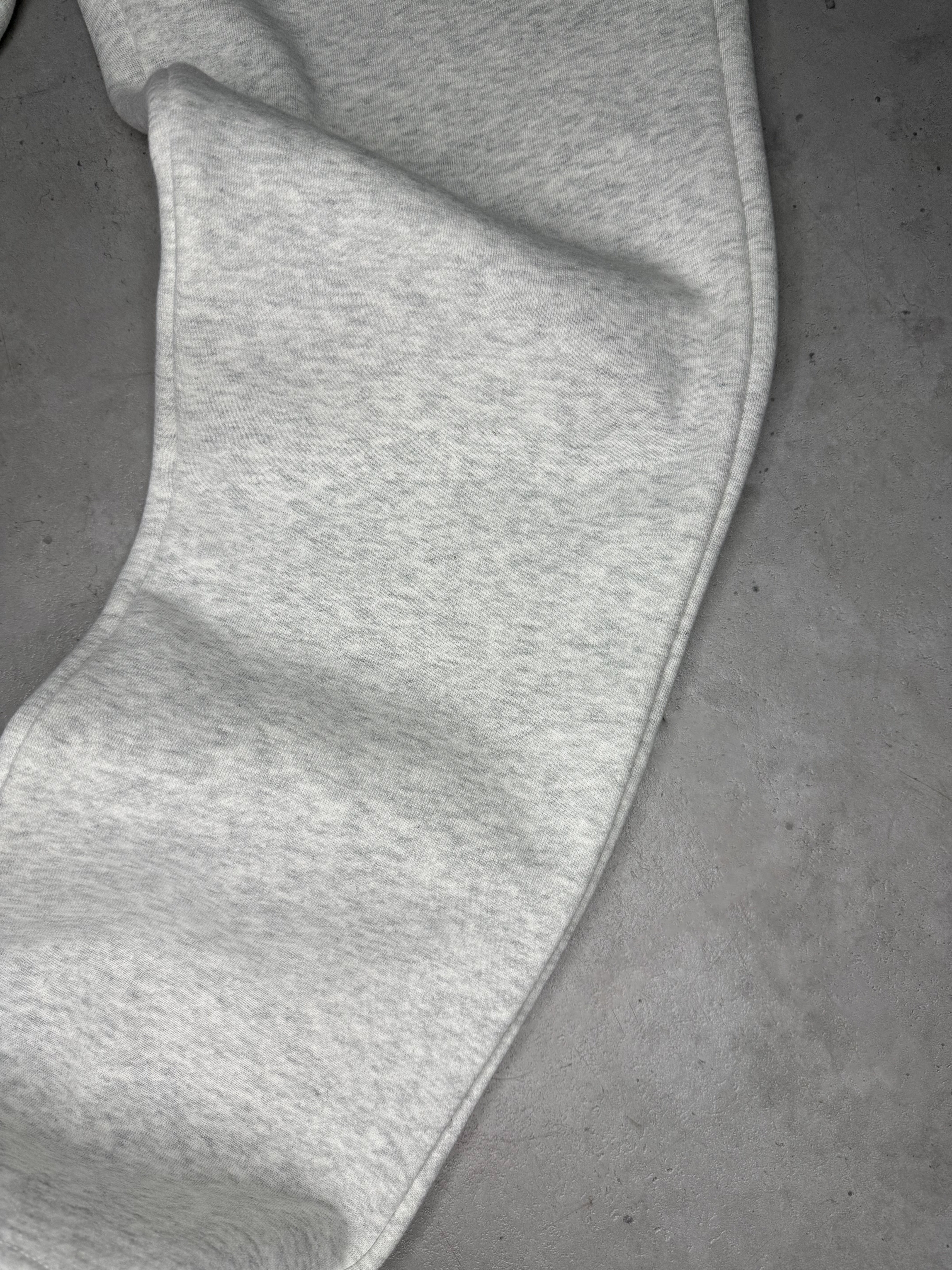 Exceed Light Grey Marl Blank Straight Leg Jogger