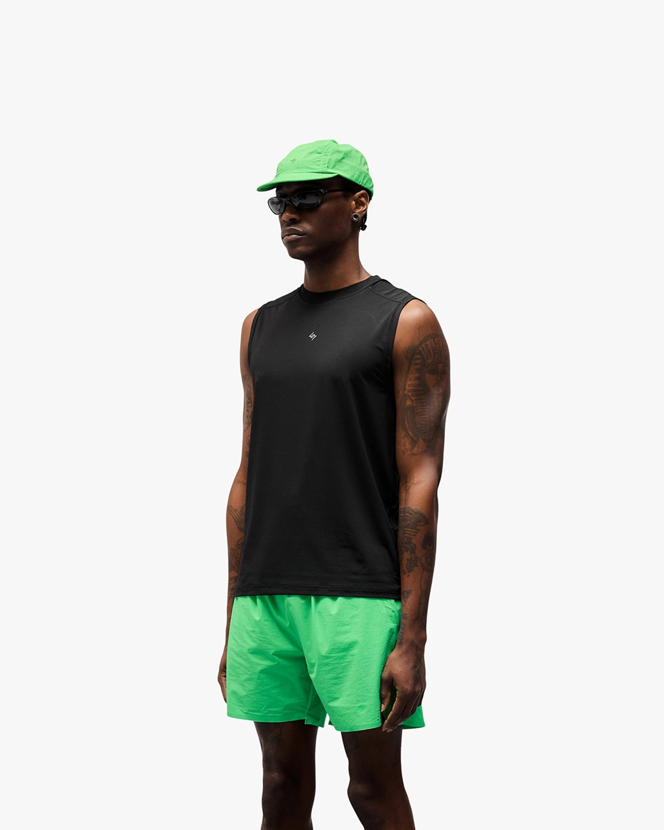 Represent 247 Contour Run Tank - Black