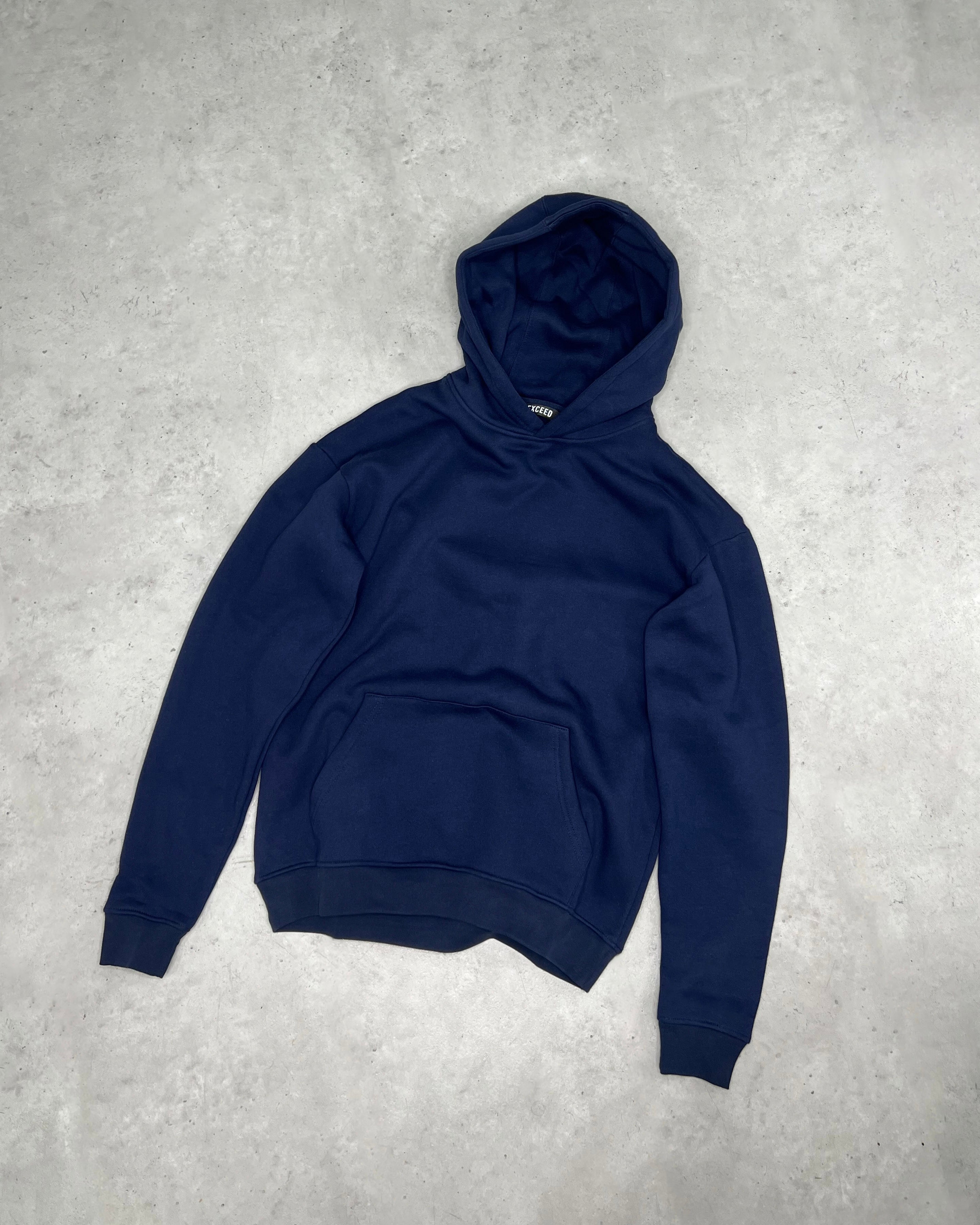 Exceed Blanks Navy Relaxed Hoodie