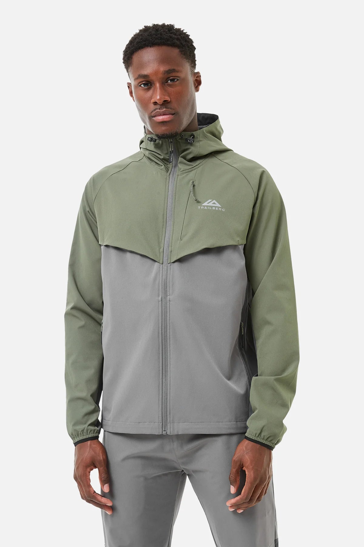 Trailberg Tricolour Hood - Khaki/Grey