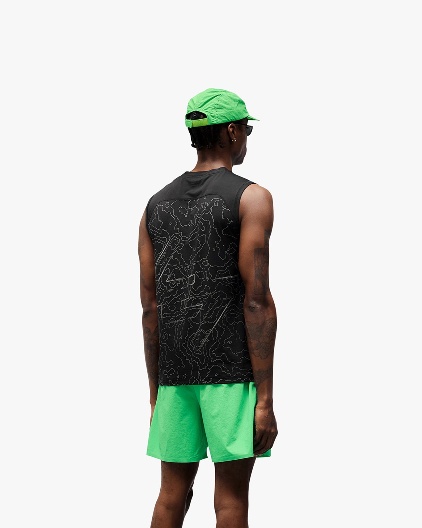 Represent 247 Contour Run Tank - Black