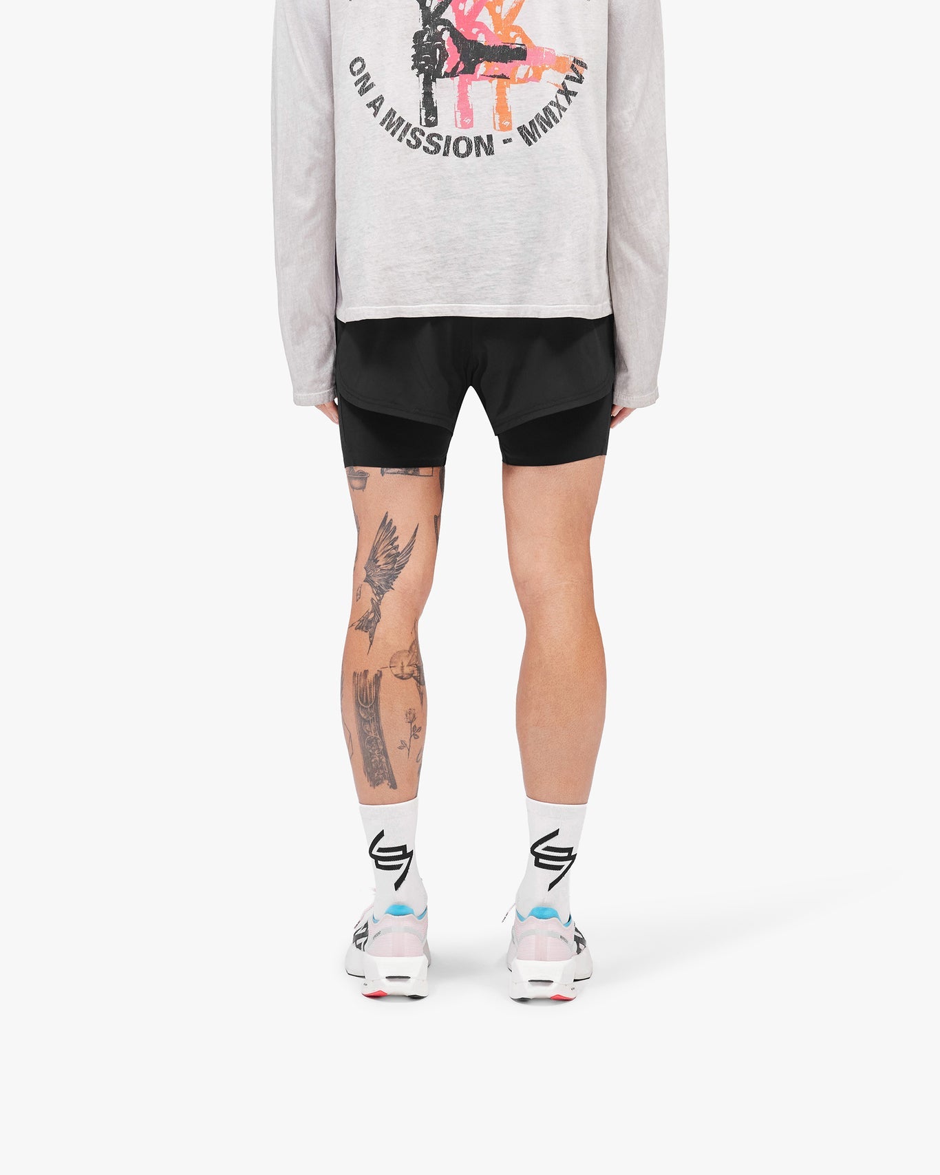 Represent 247 Hybrid 2-In-1 Short Jet Black