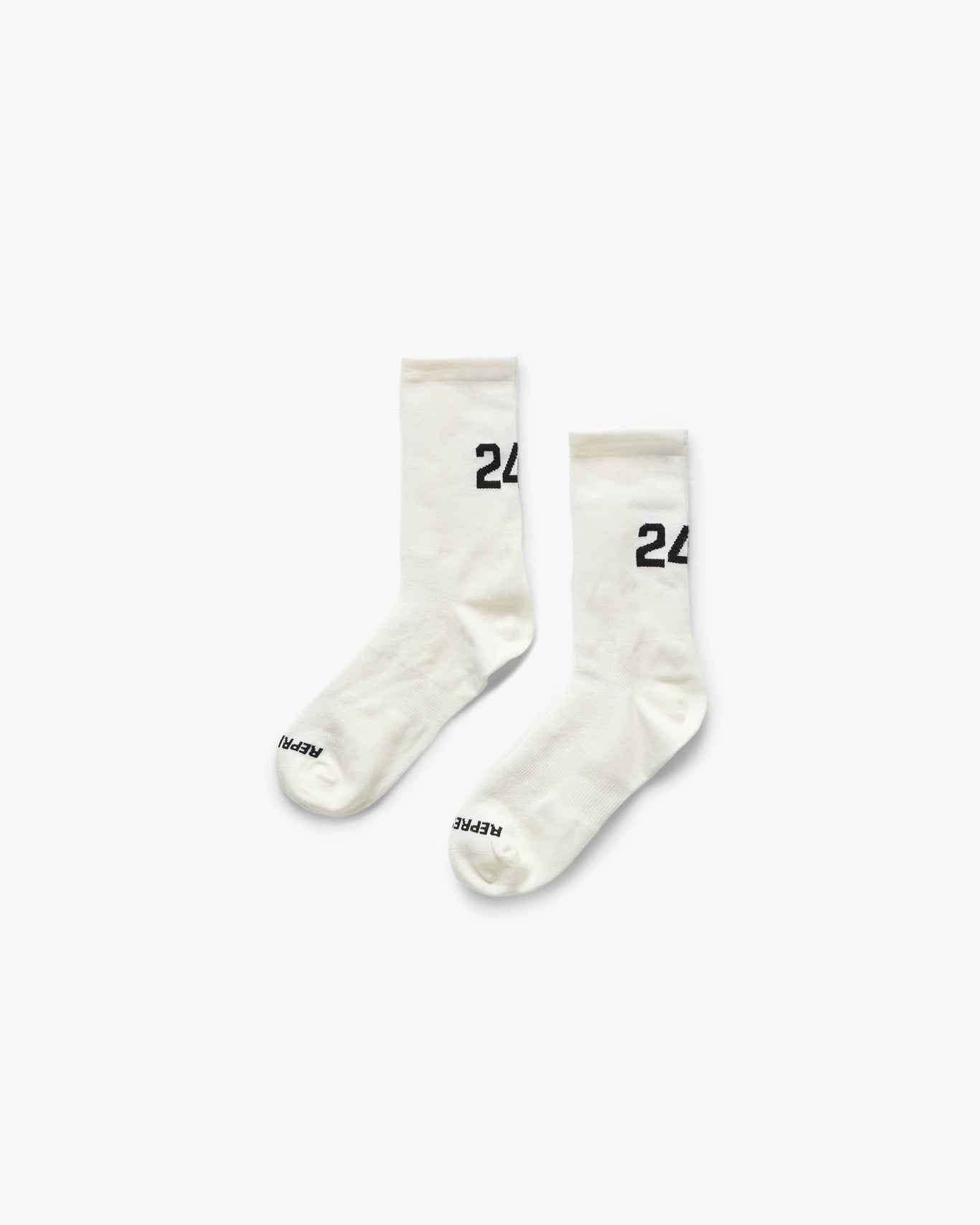 Represent 247 Numbers Socks - Flat White
