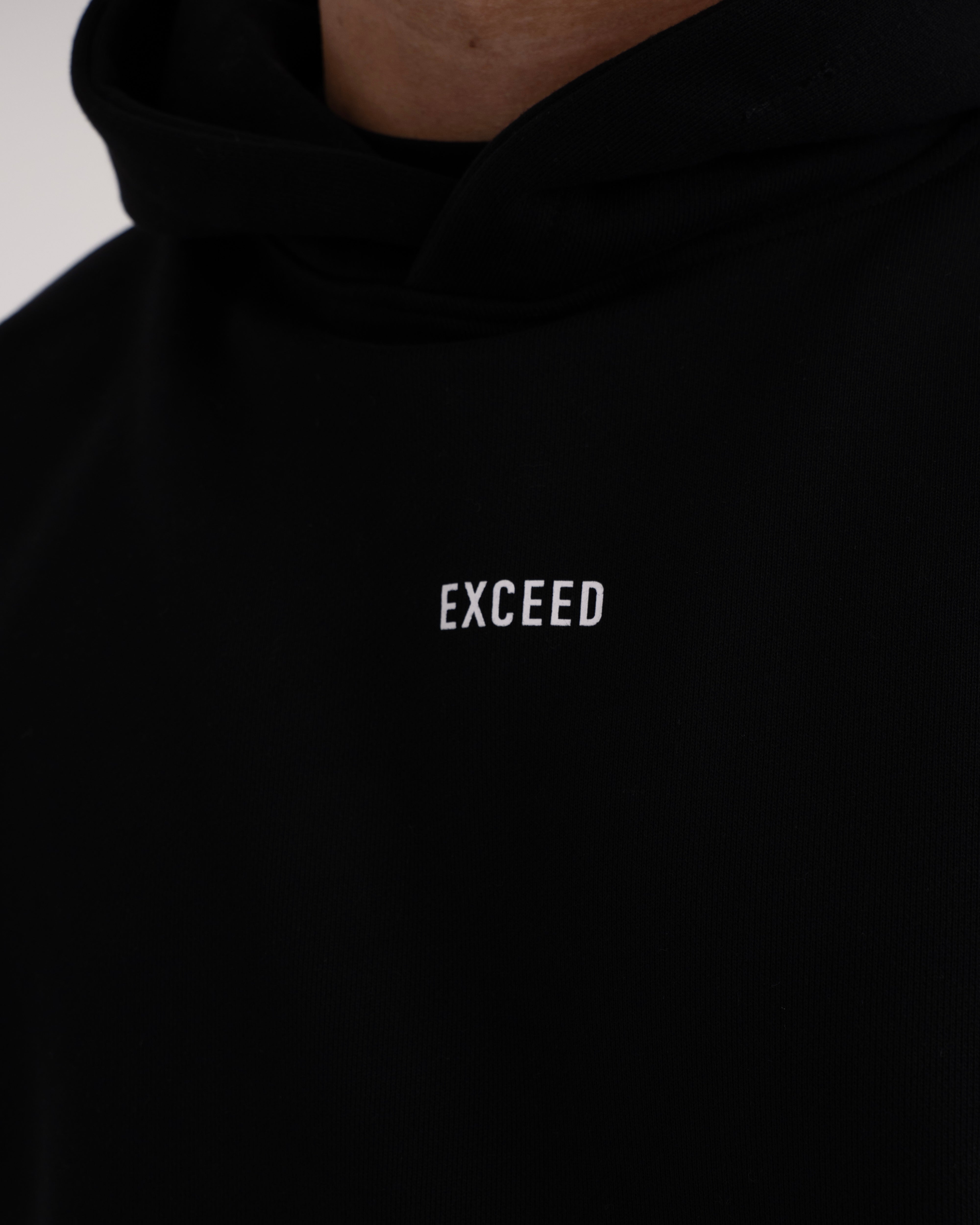 Exceed Black Logo Hoodie