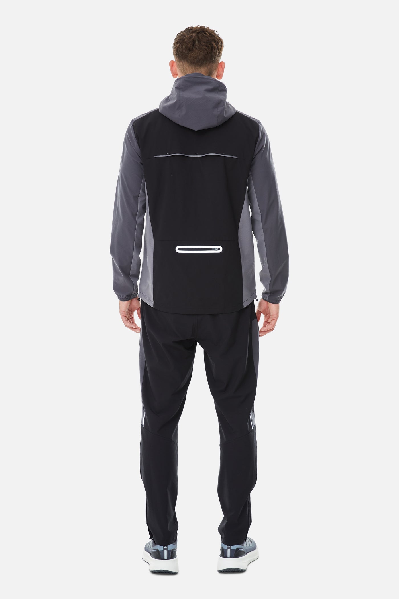 Trailberg AW25 Triathlon Tracksuit - Black/Volcano Grey/Urban Smoke
