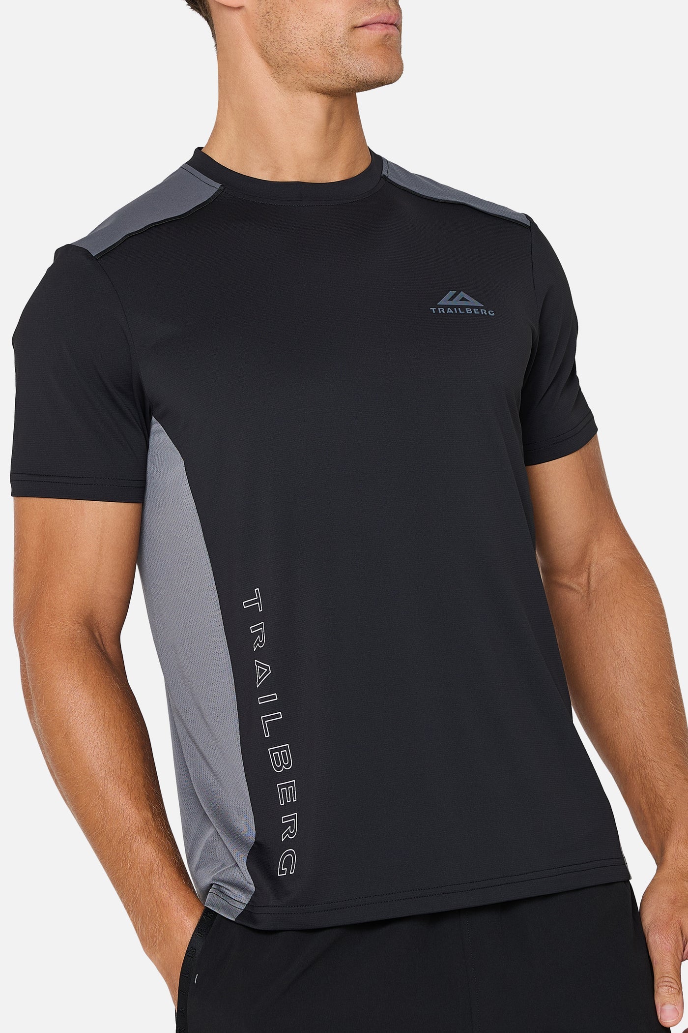 Trailberg Triathlon Ultra Tee - Black/Graphite Grey/Nightfall Grey