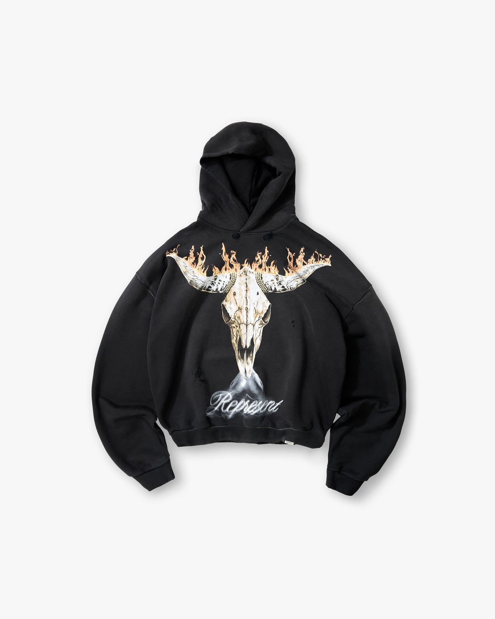 Represent British Cowboys Hoodie Stained Black