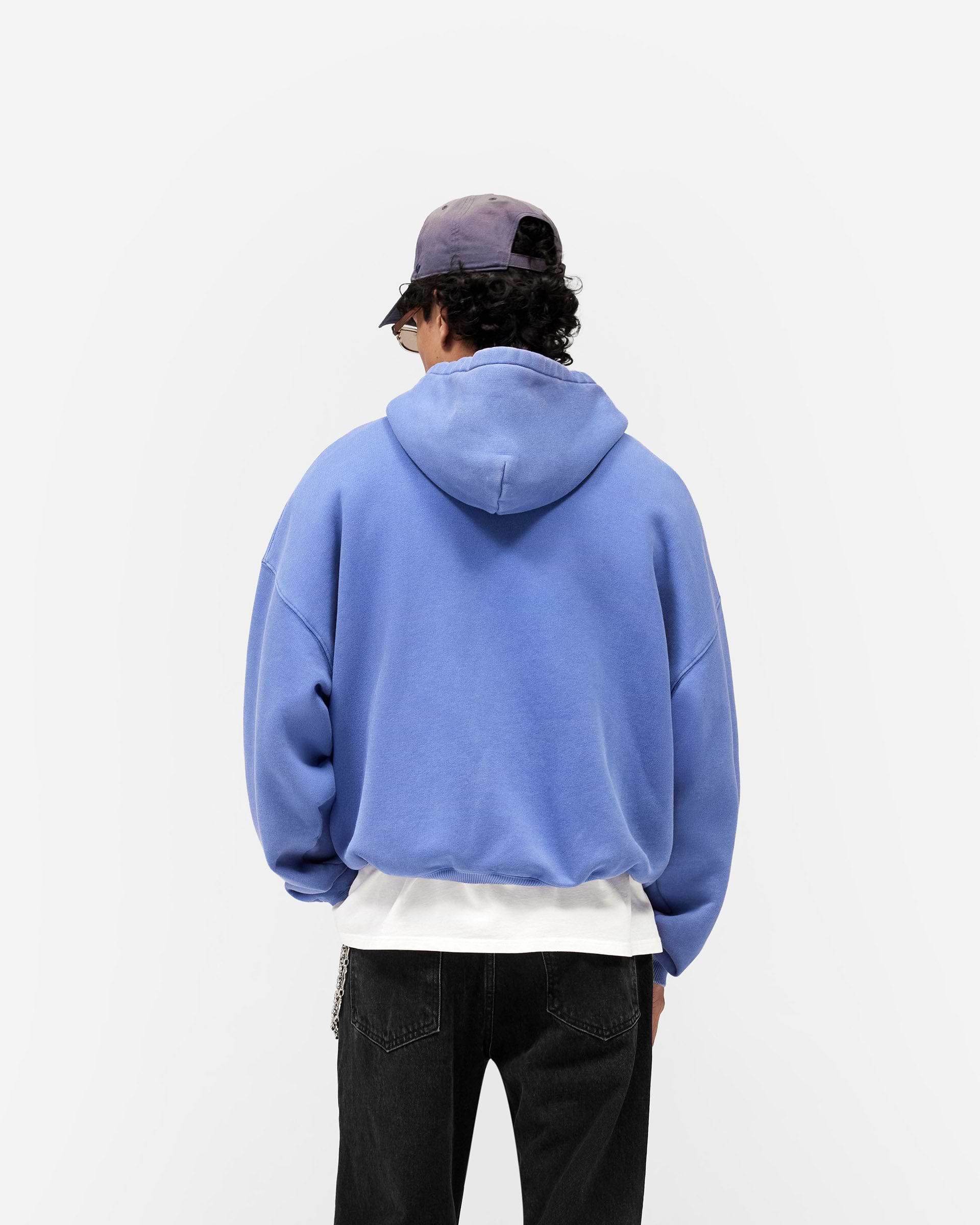 Represent Pegasus Zip Through Hoodie - Indigo