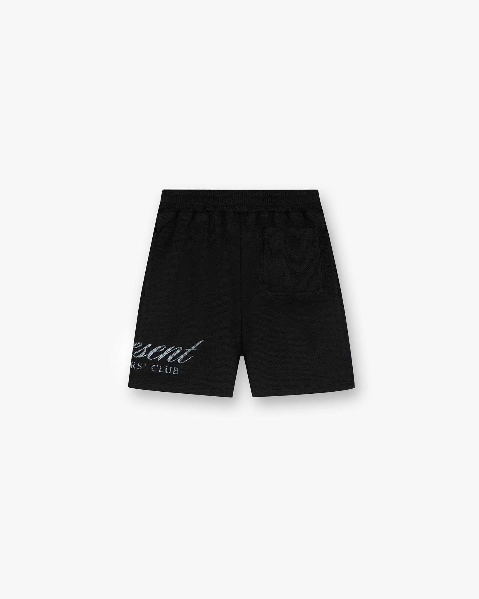 Represent Owners Club Script Mesh Shorts Black