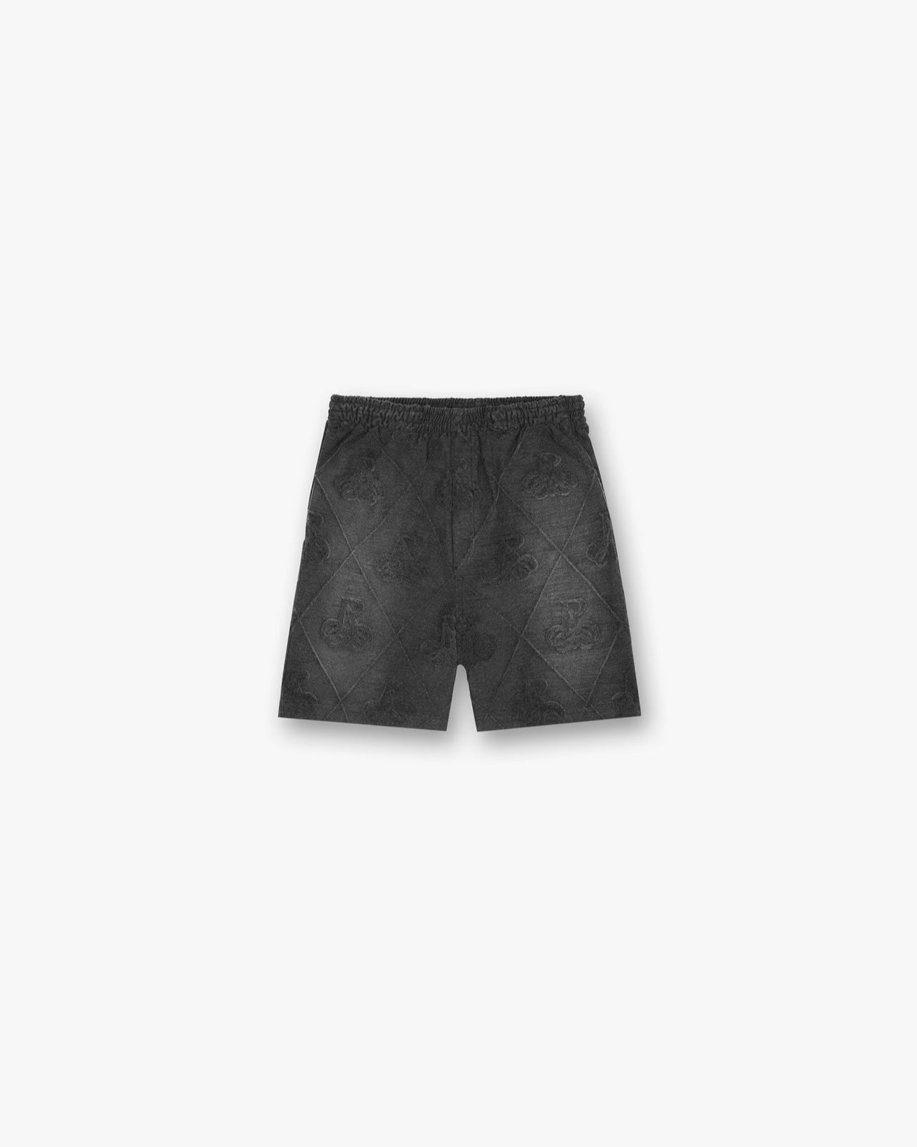 Represent Towelling Shorts Jet Black