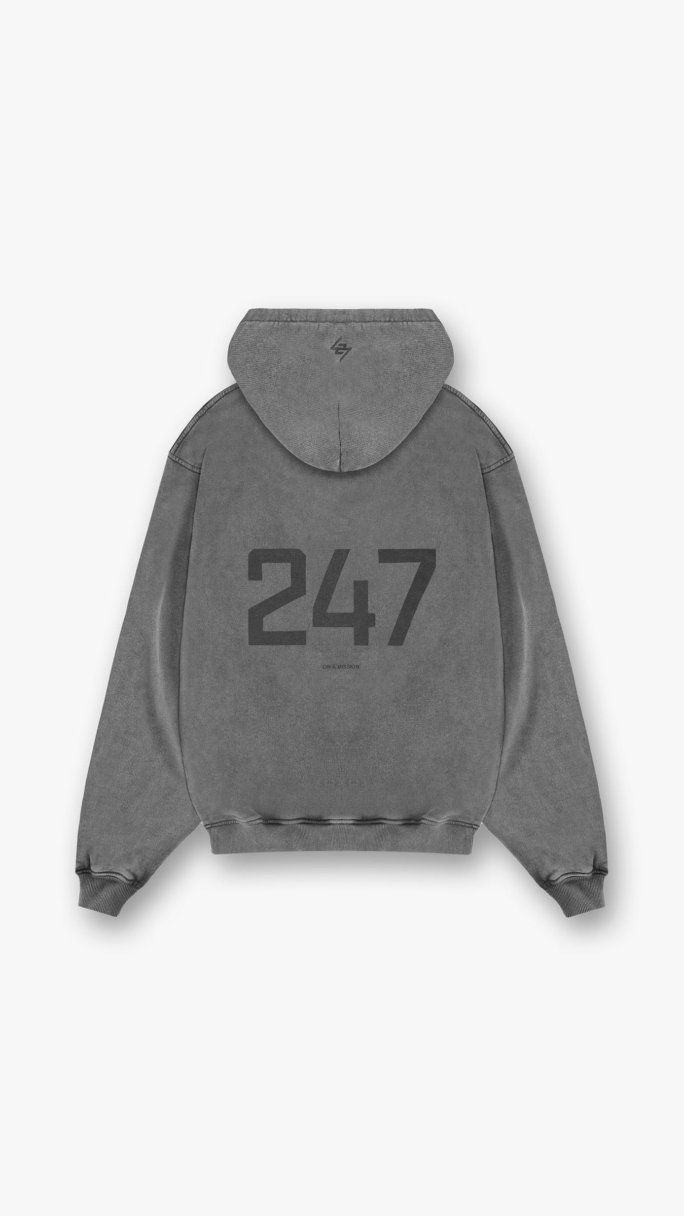 Represent 247 Oversized Hoodie Pewter