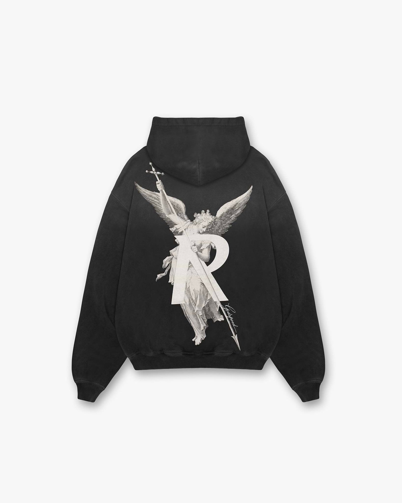 Represent Archangel Hoodie Stained Black