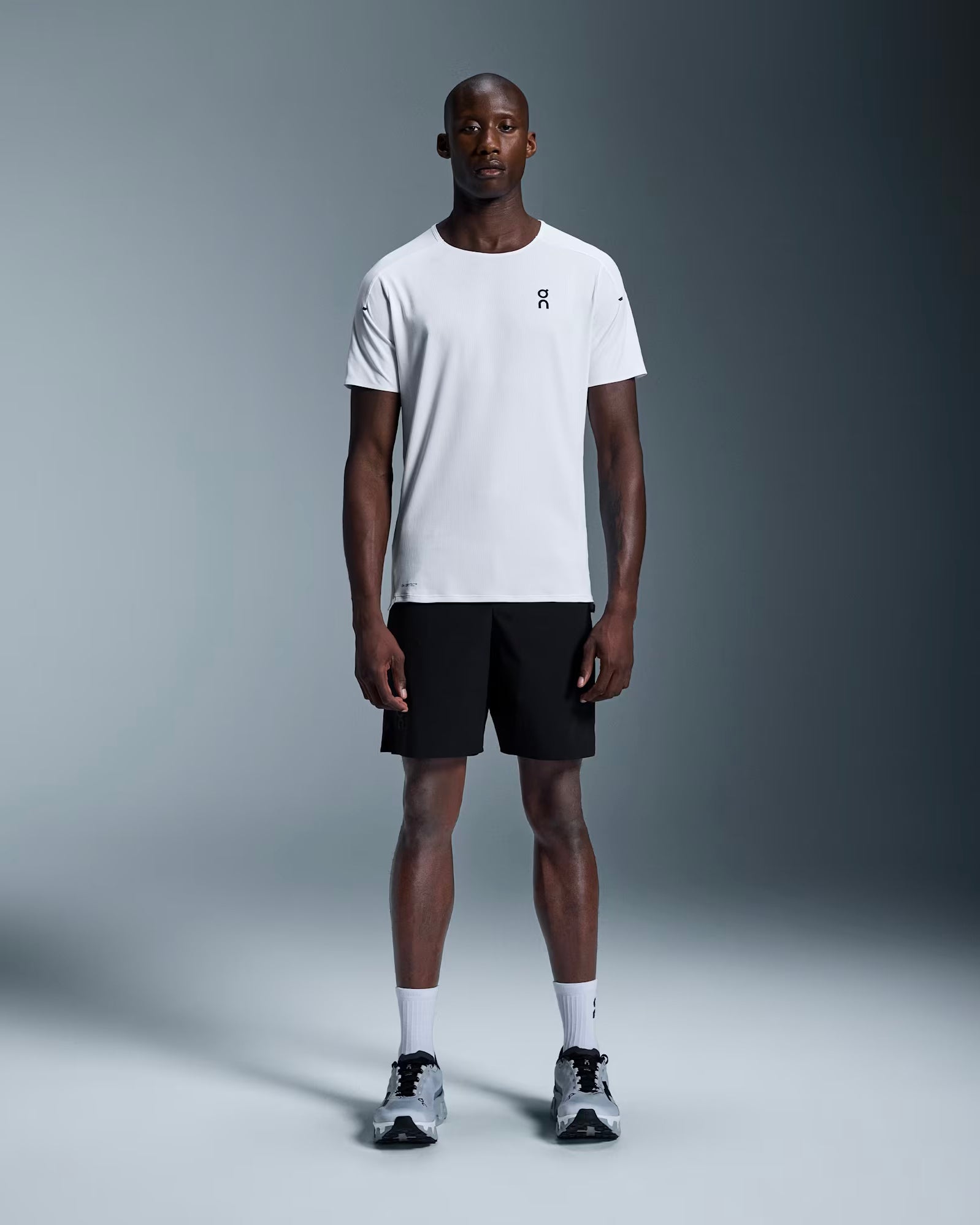 On Running Performance T-Shirt White Silver