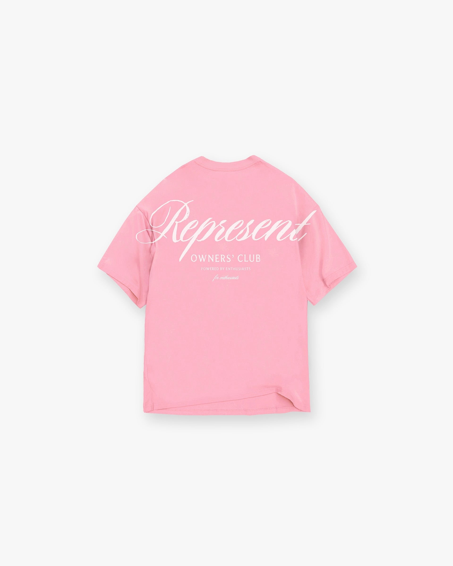 Represent Owners Club Script T-Shirt Pink