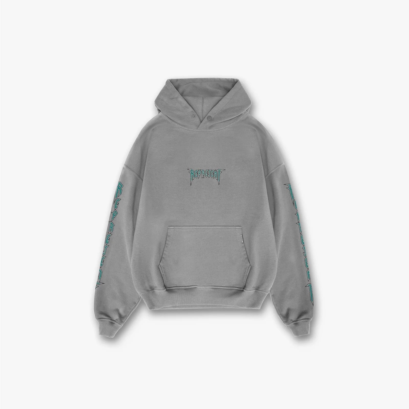 Represent Rock Logo Hoodie - Ultimate Grey
