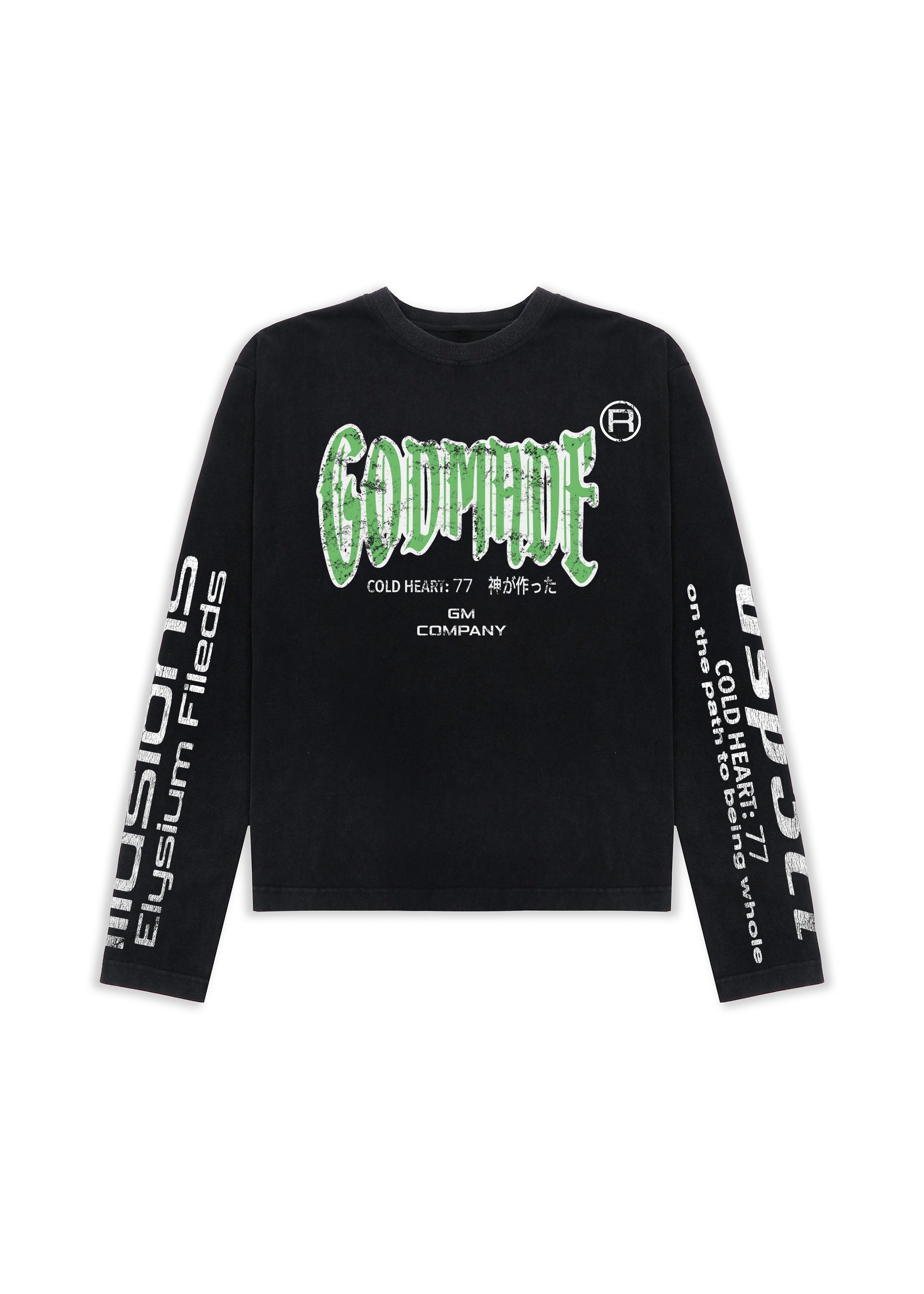 Godmade DSP3CT Long Sleeve T-Shirt Black