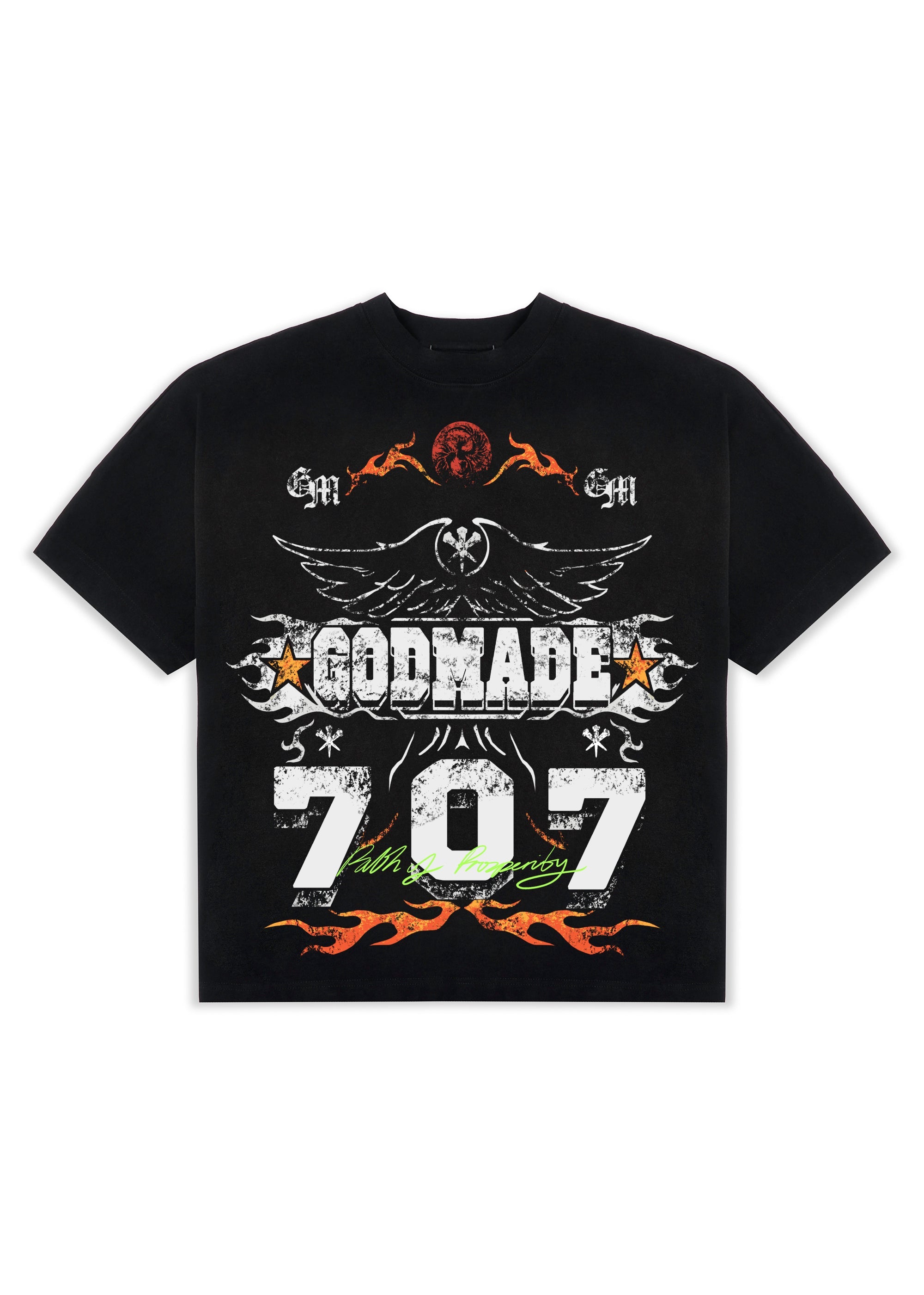 Godmade Path Of Prosperity T-Shirt Black