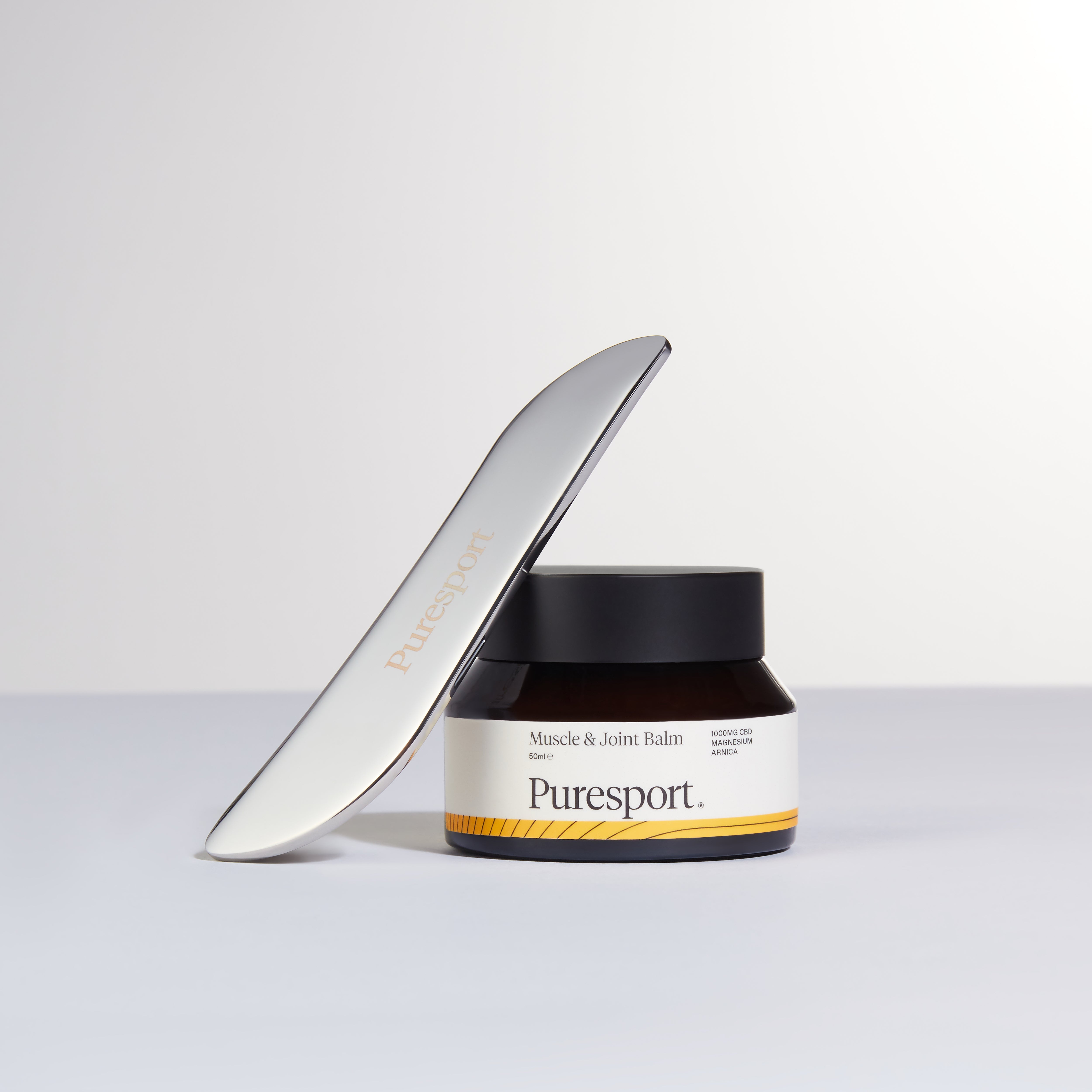 Puresport 1000mg Balm & Steel Gua Sha