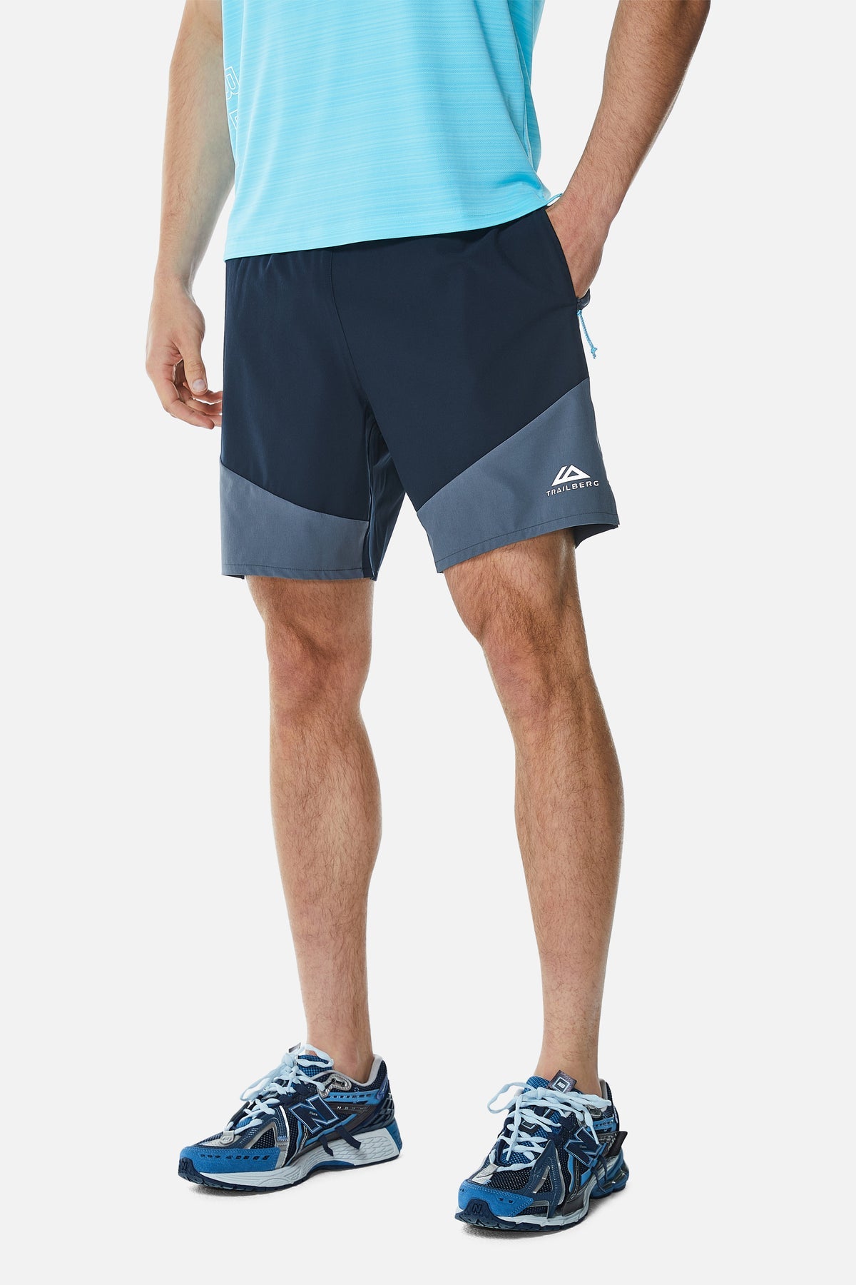 Trailberg Surge Short - Deep Ocean/Storm Grey
