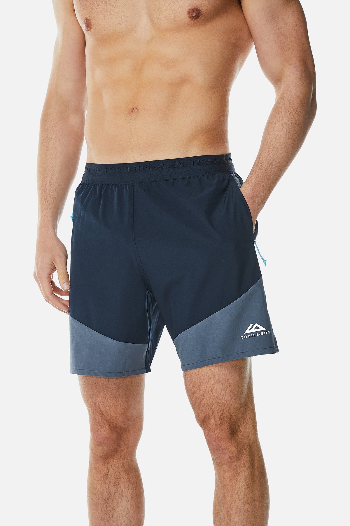 Trailberg Surge Short - Deep Ocean/Storm Grey