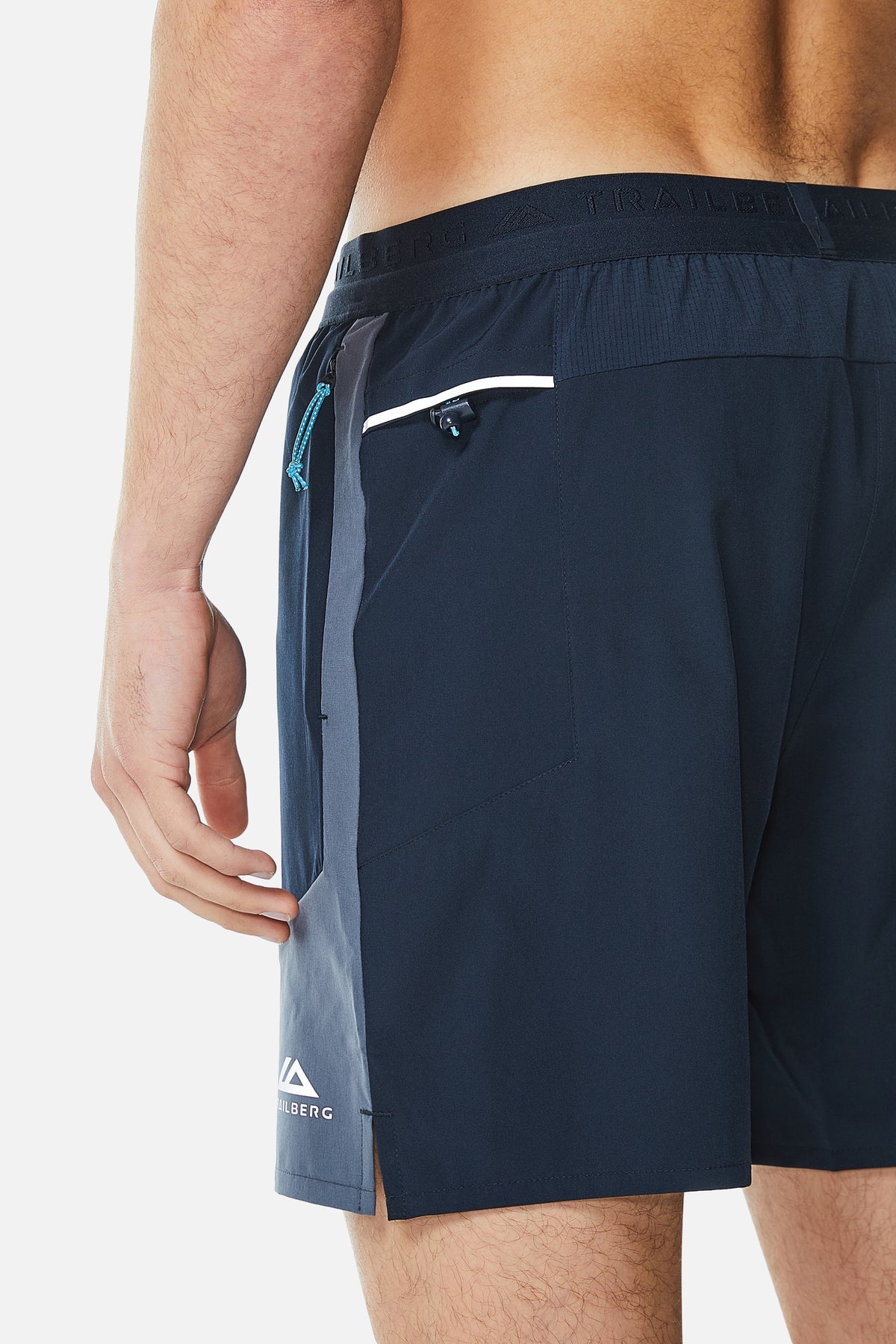 Trailberg Surge Short - Deep Ocean/Storm Grey